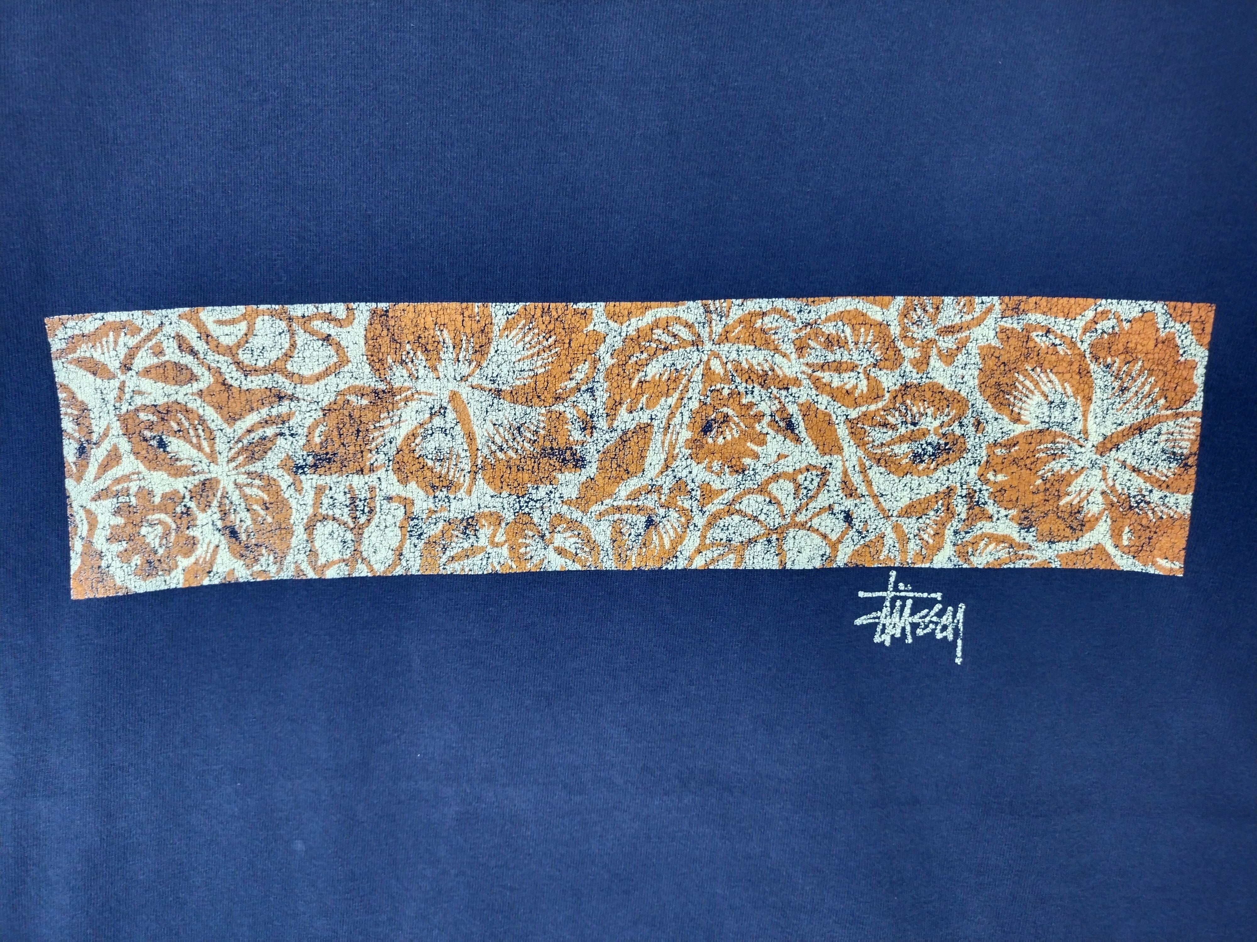 Stussy × Vintage Vintage 90's Hawaii Stussy Blue Tee Size US M / EU 48-50 / 2 - 3 Thumbnail