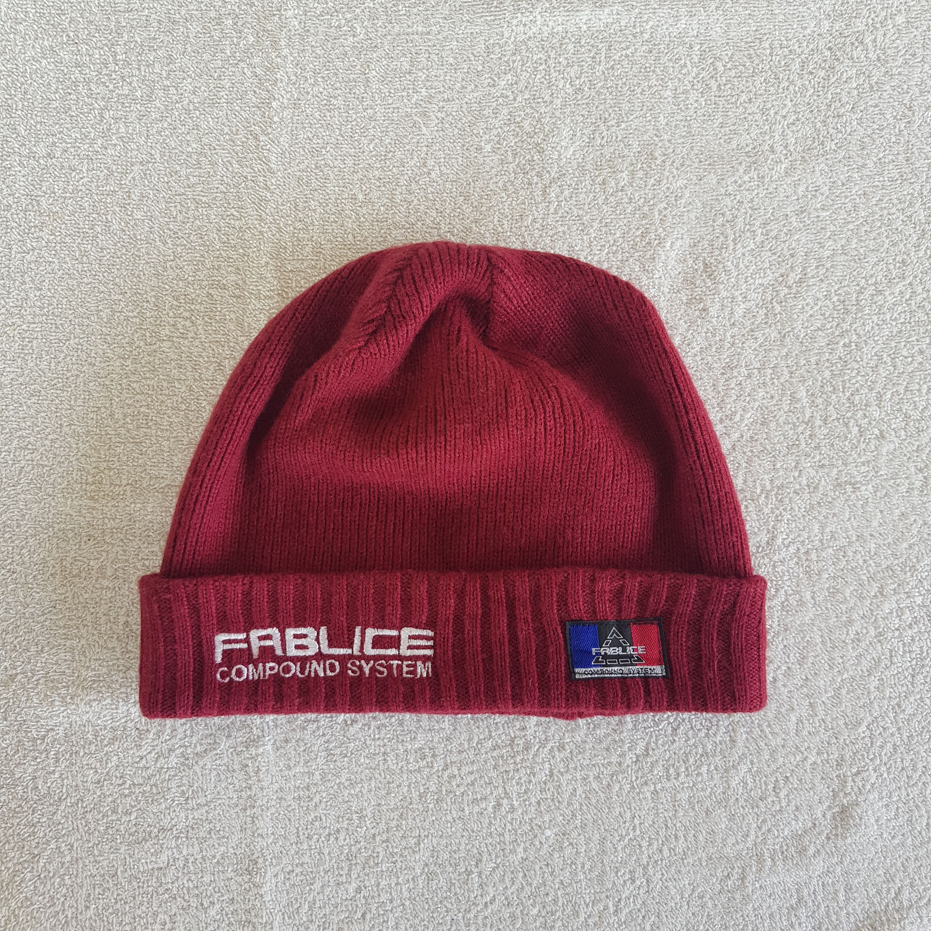 Japanese Brand Vintage Fablice Beanie Ribbed Knit Snow Caps Ski Hats. Size ONE SIZE - 5 Thumbnail