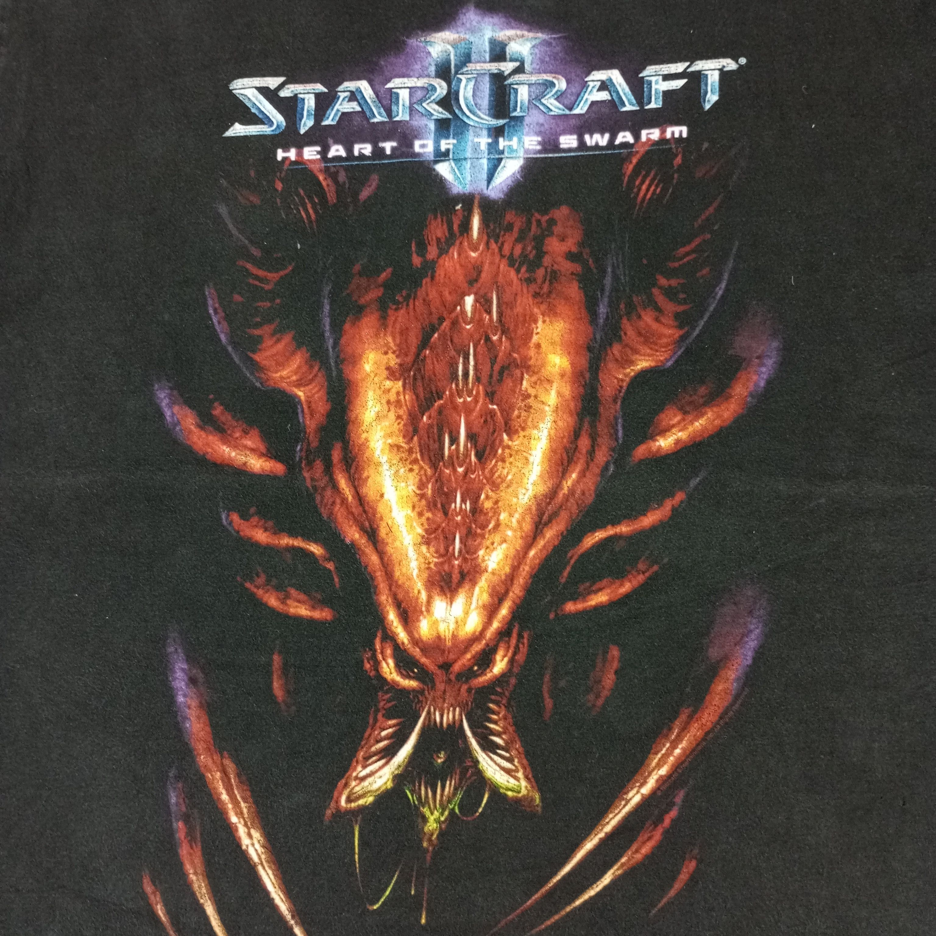 Playstation × The Game × Vintage Starcraft Blizzard Video Games Promo Syle Tshirt Size US XL / EU 56 / 4 - 2 Thumbnail