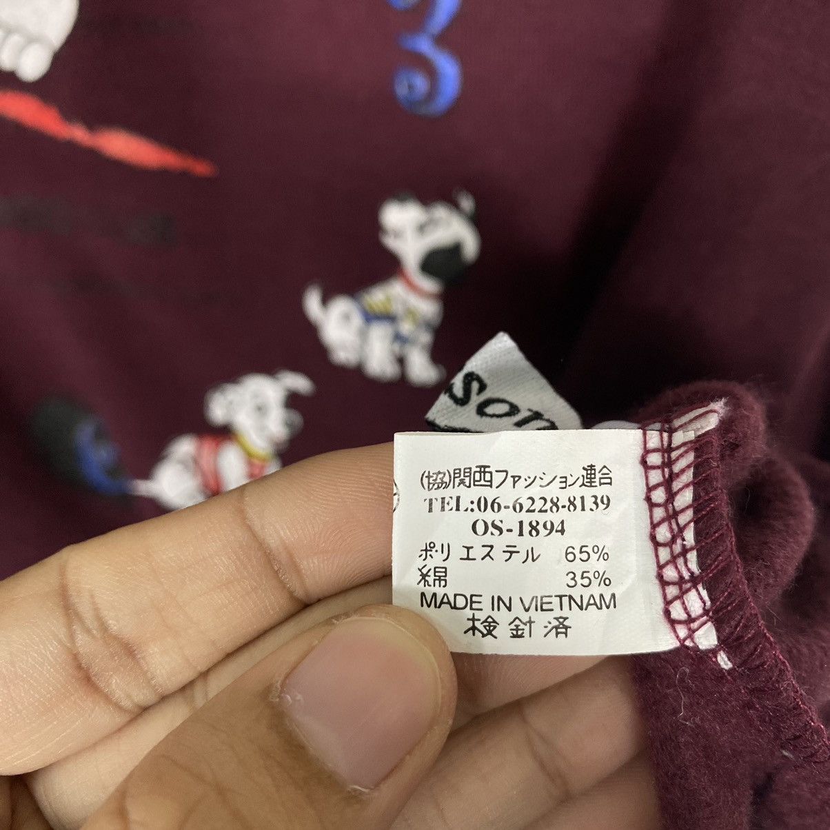 Cartoon Network RIOT🔥101 DALMATIANS BIG LOGO SWEATSHIRT Size US M / EU 48-50 / 2 - 13 Thumbnail