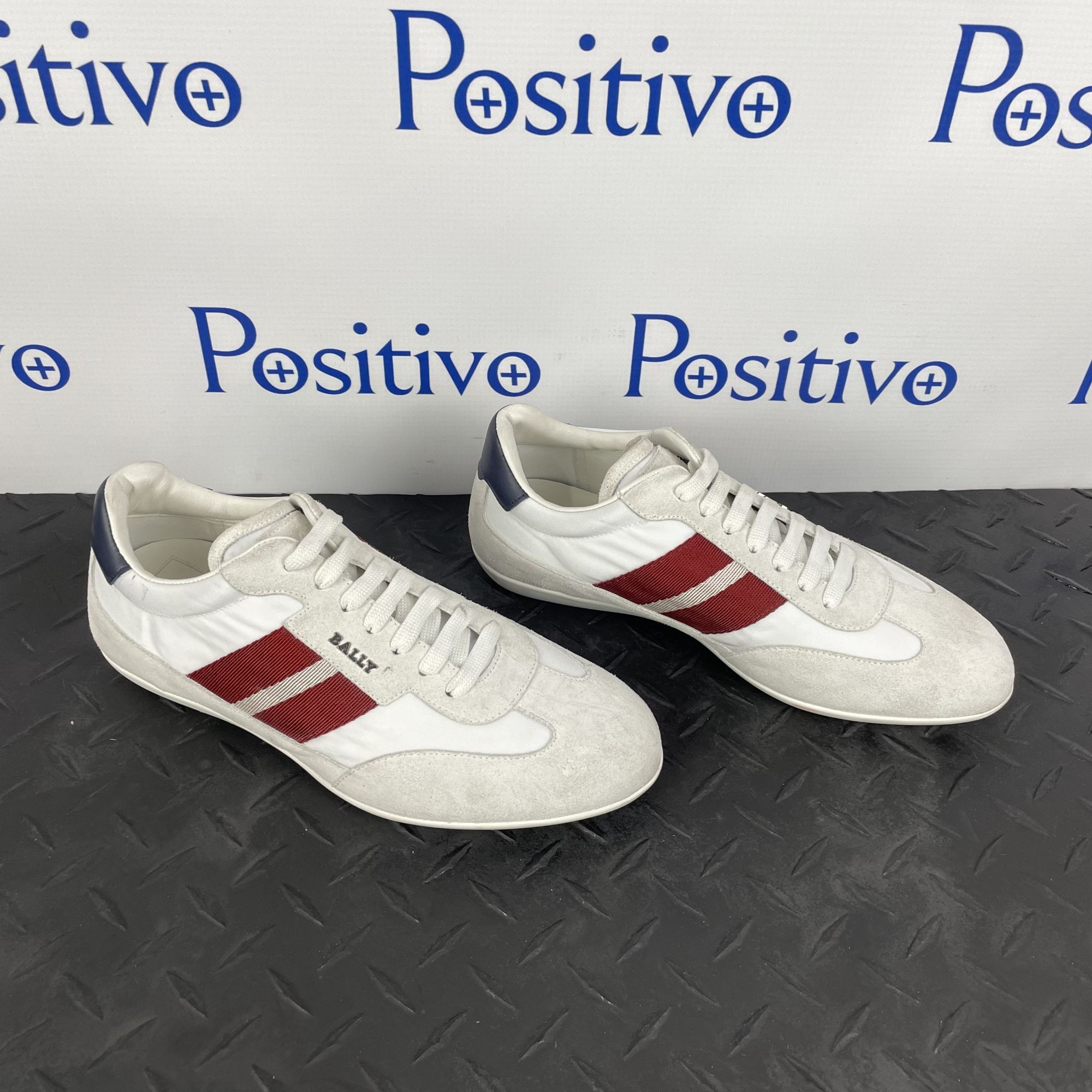 Bally Bally Haldin White Suede Low Top Sneakers US 6 w/ Defect Size US 6 / EU 39 - 4 Thumbnail