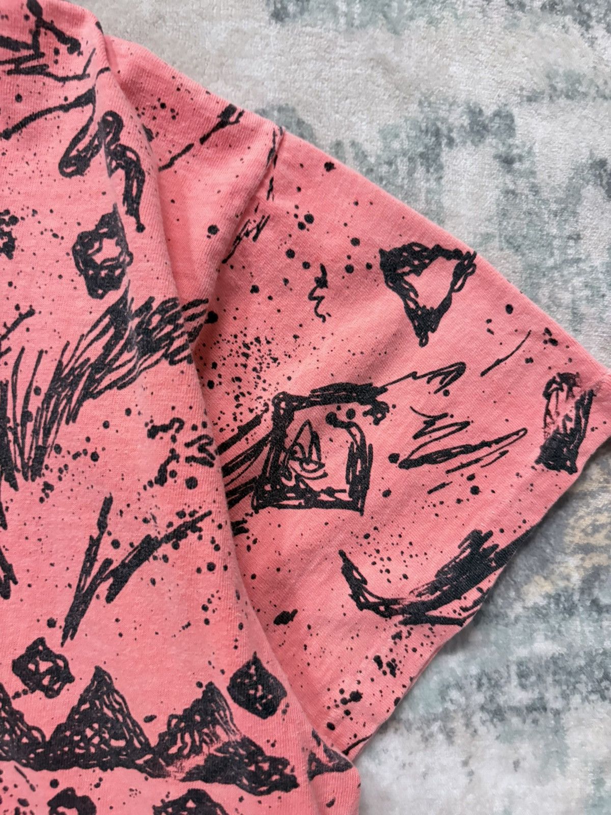 Vintage 90’s All Over Print Surf Wear Vintage Single Stitch Tee Size US L / EU 52-54 / 3 - 4 Thumbnail