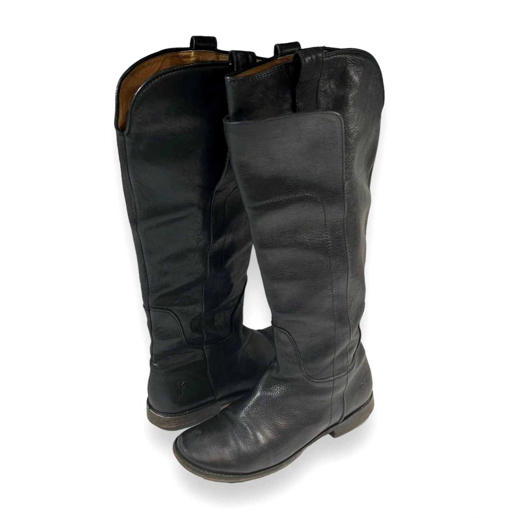 Frye Frye Leather Tall Riding Boots Women Size 6 Black Size US 6 / IT 36 - 2 Thumbnail