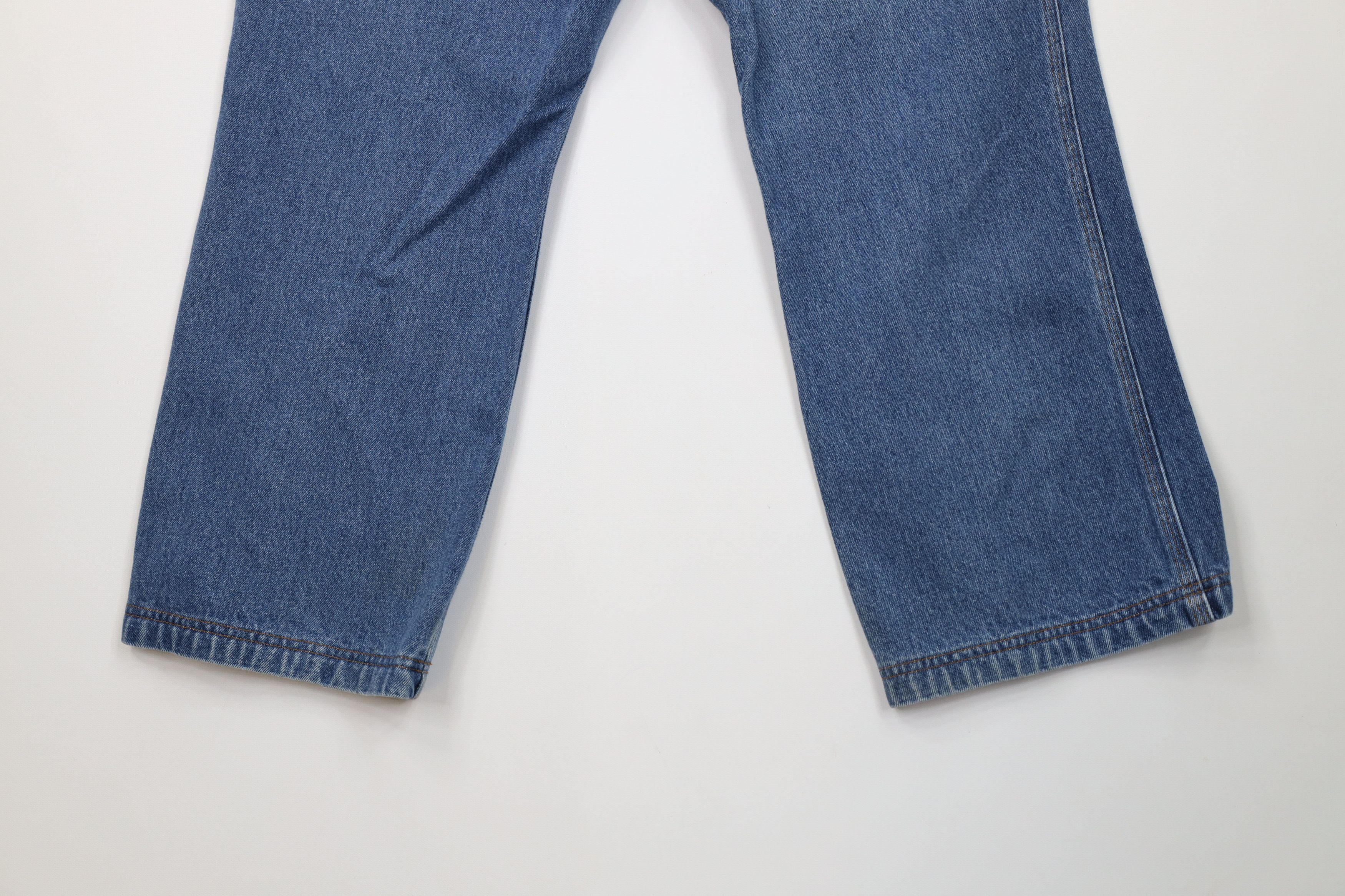 Duluth Trading Company Duluth Trading Co Workwear Wide Leg Denim Jeans Cotton Size US 37 - 11 Thumbnail