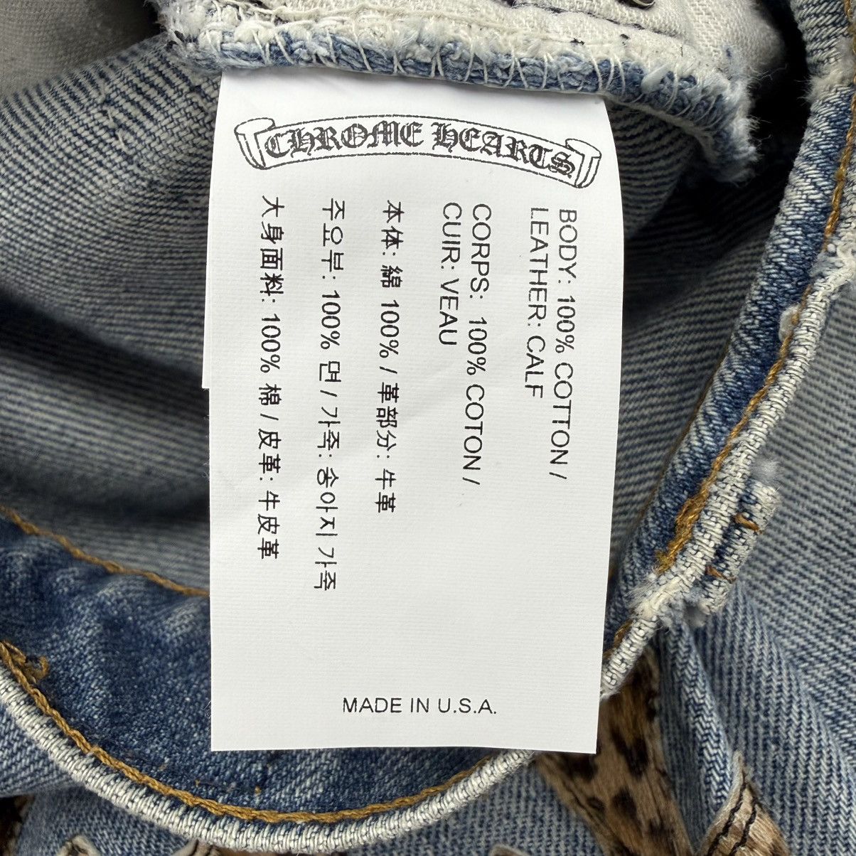 Chrome Hearts Chrome Hearts Cheetah Cross Patch Denim St. Barth Excluisve Size US 33 - 9 Thumbnail