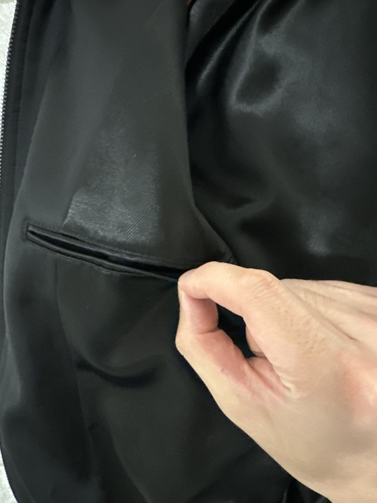 Saint Laurent Paris “SWEET DREAMS” Satin Bomber Jacket - Sz 48 Size US M / EU 48-50 / 2 - 13 Thumbnail