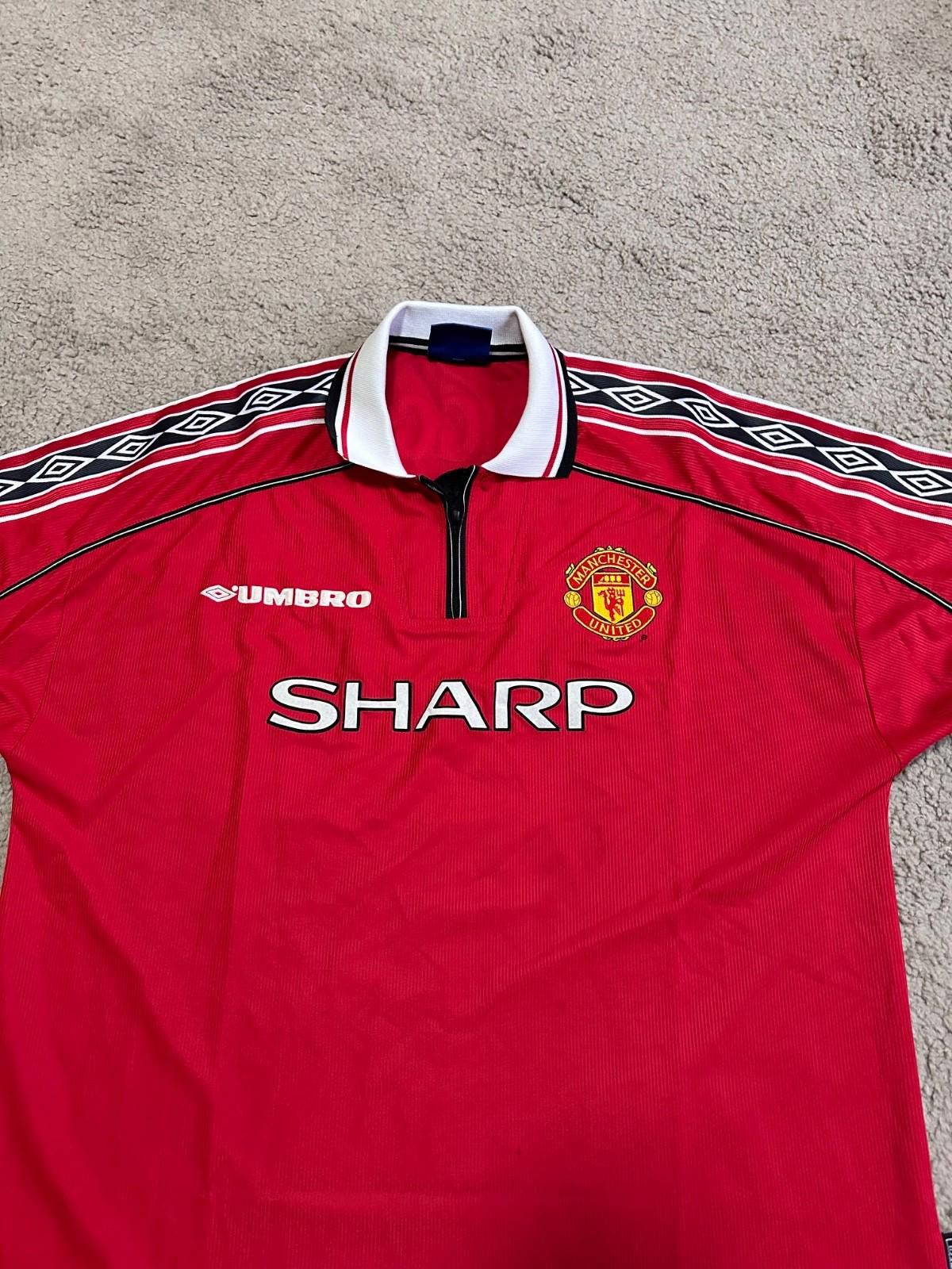 Umbro MANCHESTER UNITED 1998/2000 FOOTBALL SHIRT UMBRO #11 GIGGS Size US XXL / EU 58 / 5 - 3 Thumbnail