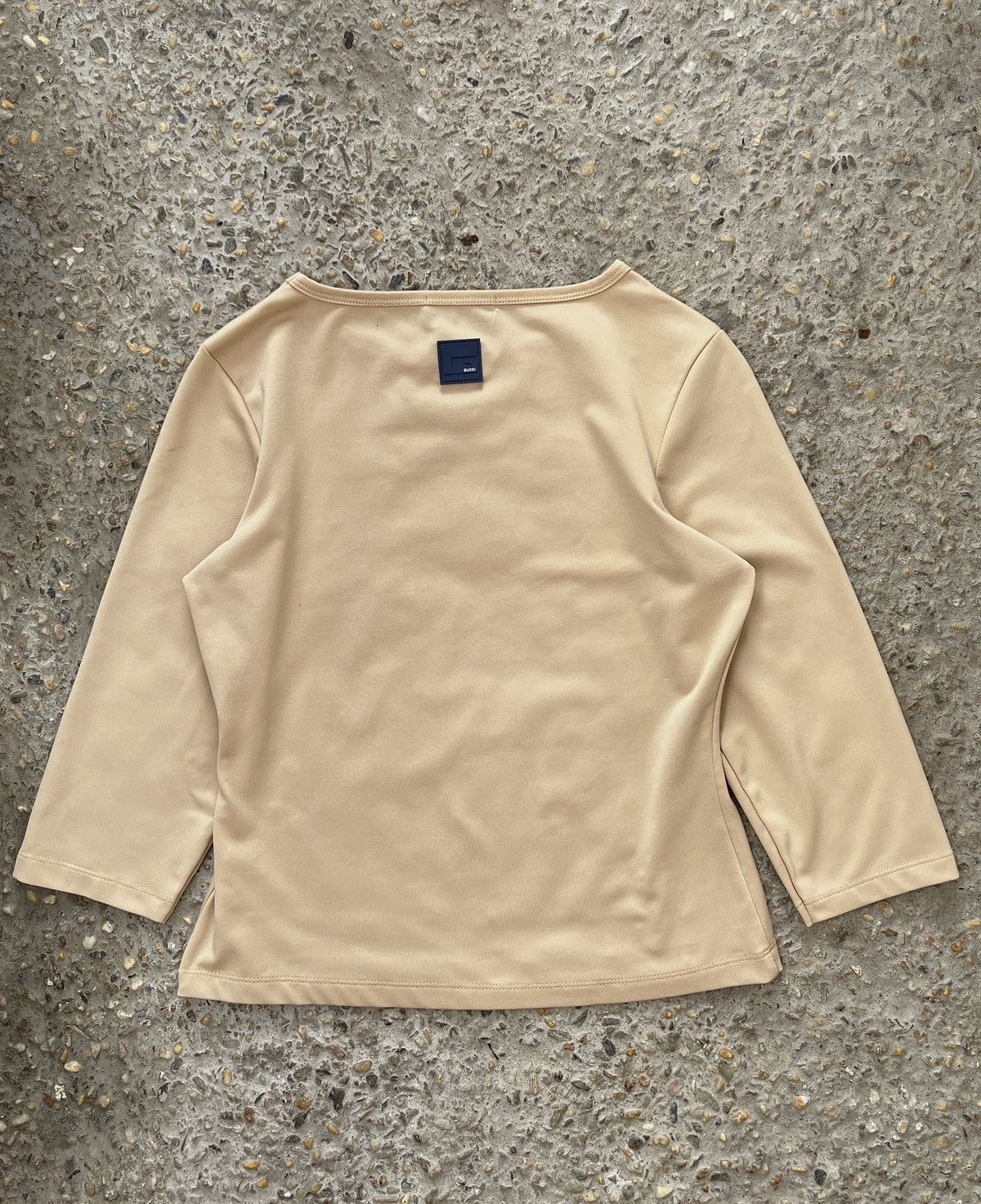 Gucci Nautical Regatta Oar Graphic Boatneck Top - Beige Size M / US 6-8 / IT 42-44 - 2 Thumbnail