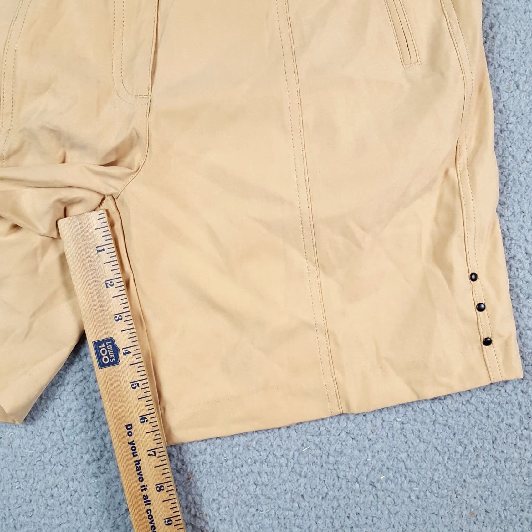 Vintage VINTAGE Jamie Sadock Chino Shorts Womens Size 8 Khaki Y2K Preppy Relaxed Fit Golf Shorts Size 30" / US 8 / IT 44 - 6 Thumbnail