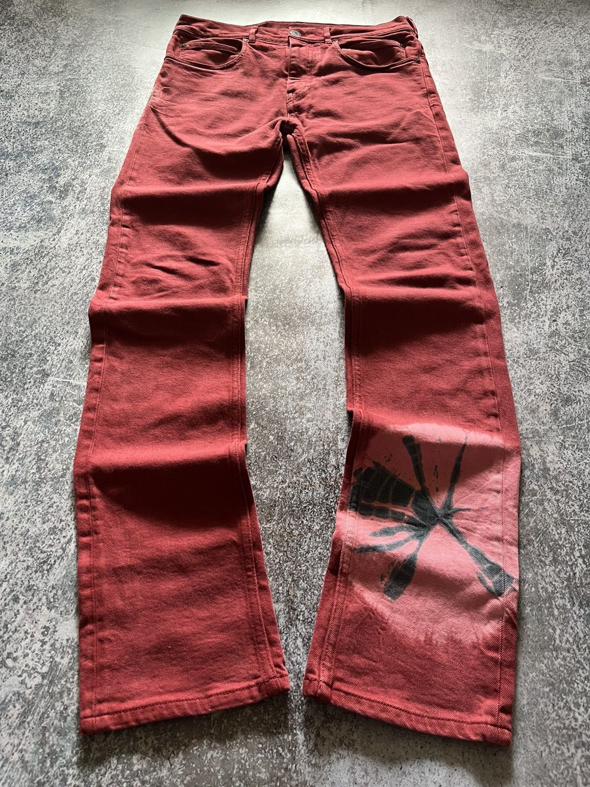 Calvin Klein 205W39NYC Calvin Klein 205W39NYC Tie Dye By Raf Simons crazy y2k jeans Size US 30 / EU 46 - 4 Thumbnail