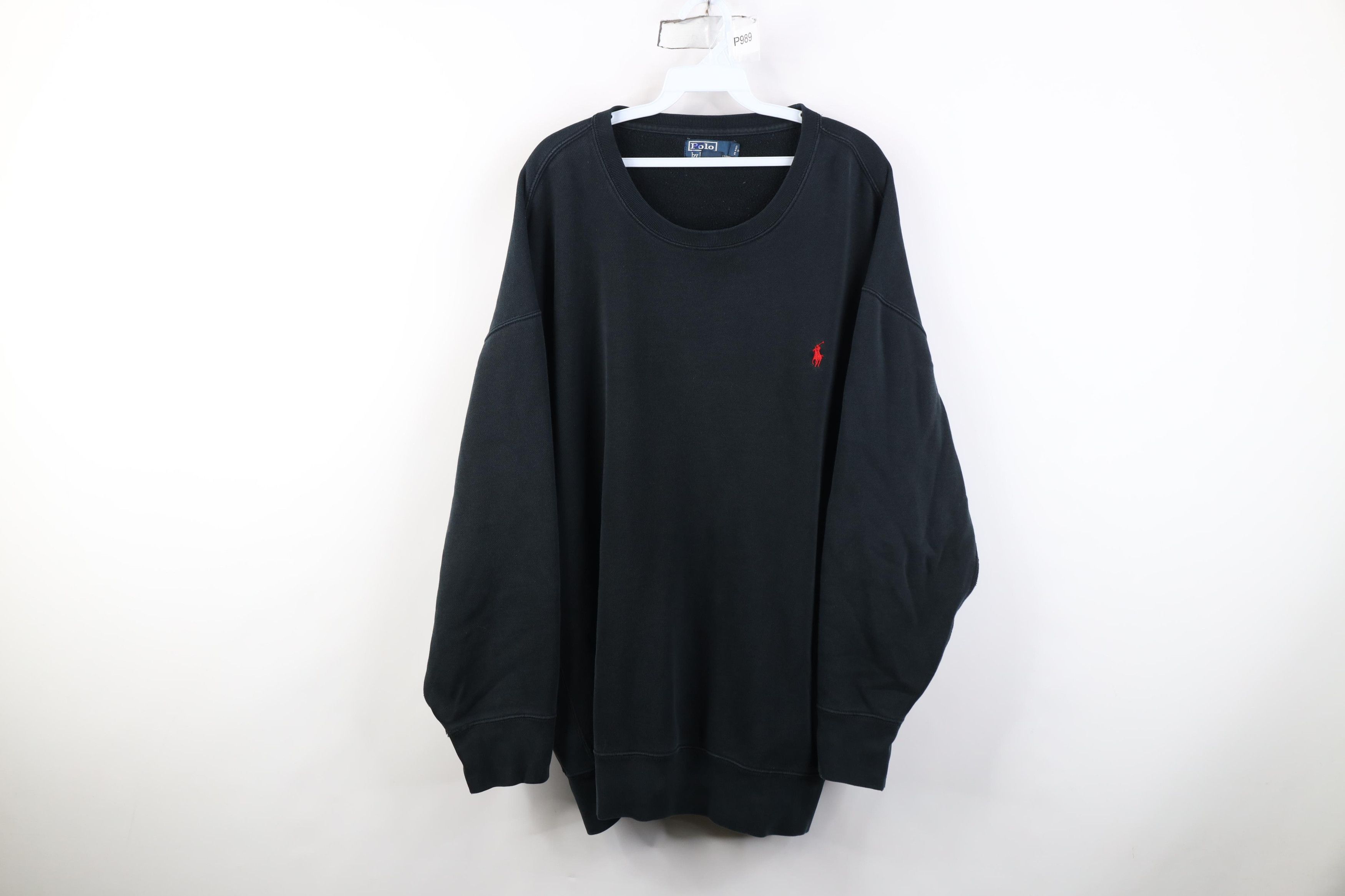 Polo Ralph Lauren Vintage 90s Ralph Lauren Reverse Weave Crewneck Sweatshirt Size US XXL / EU 58 / 5 - 1 Thumbnail