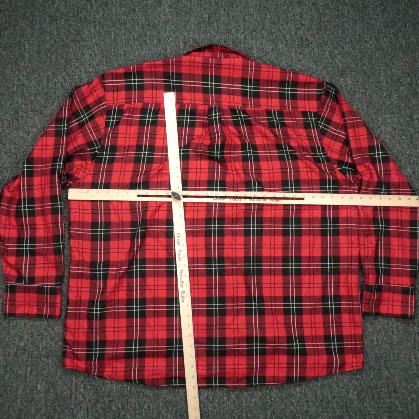 Vintage Dixxon Flannel Shirt Mens 4XL Red Black Buffalo Plaid The Diddley Long Sleeve Button-Up Size US XXL / EU 58 / 5 - 6 Thumbnail