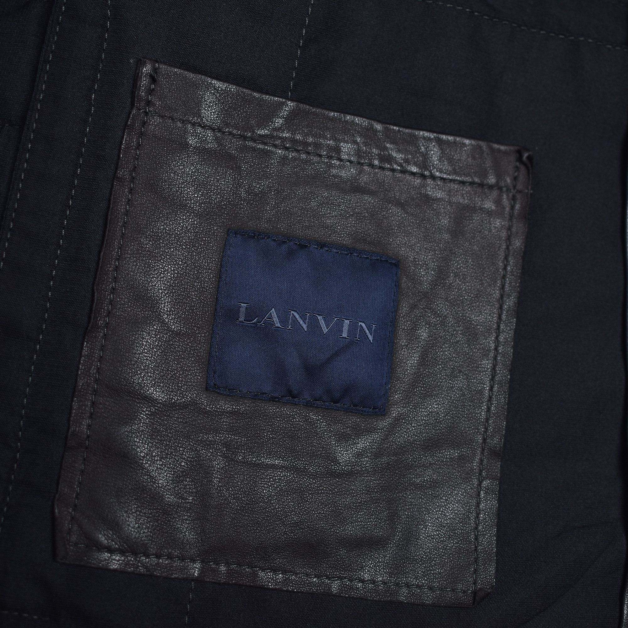 Lanvin LANVIN QUILTED LAMBSKIN LEATHER VEST LIKE NEW MADE IN ITALY Size US XL / EU 56 / 4 - 4 Thumbnail