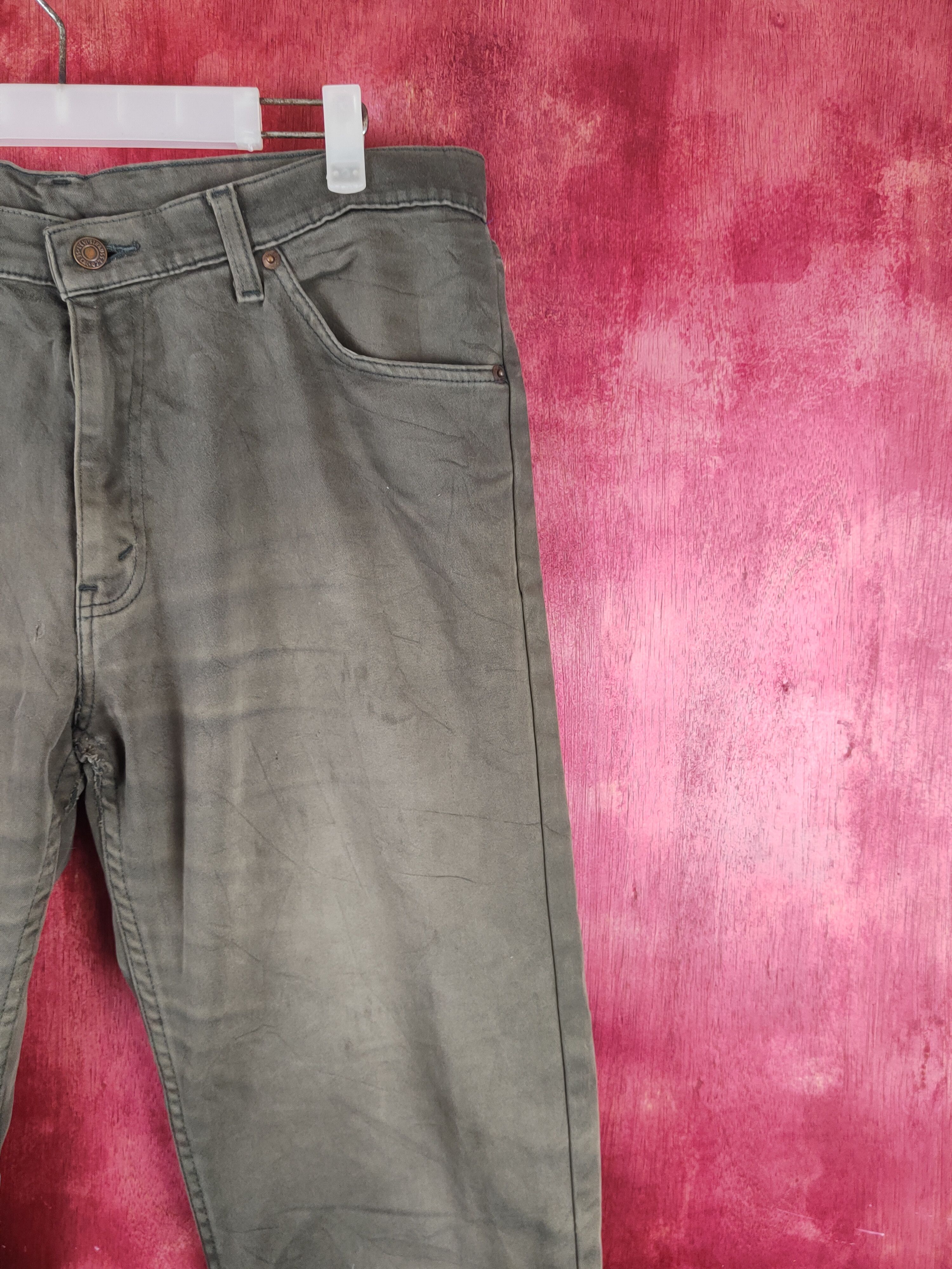 Levi's Levi's Brown Faded Ripped Multipocket Casual Pants #S1717 Size US 35 - 6 Thumbnail