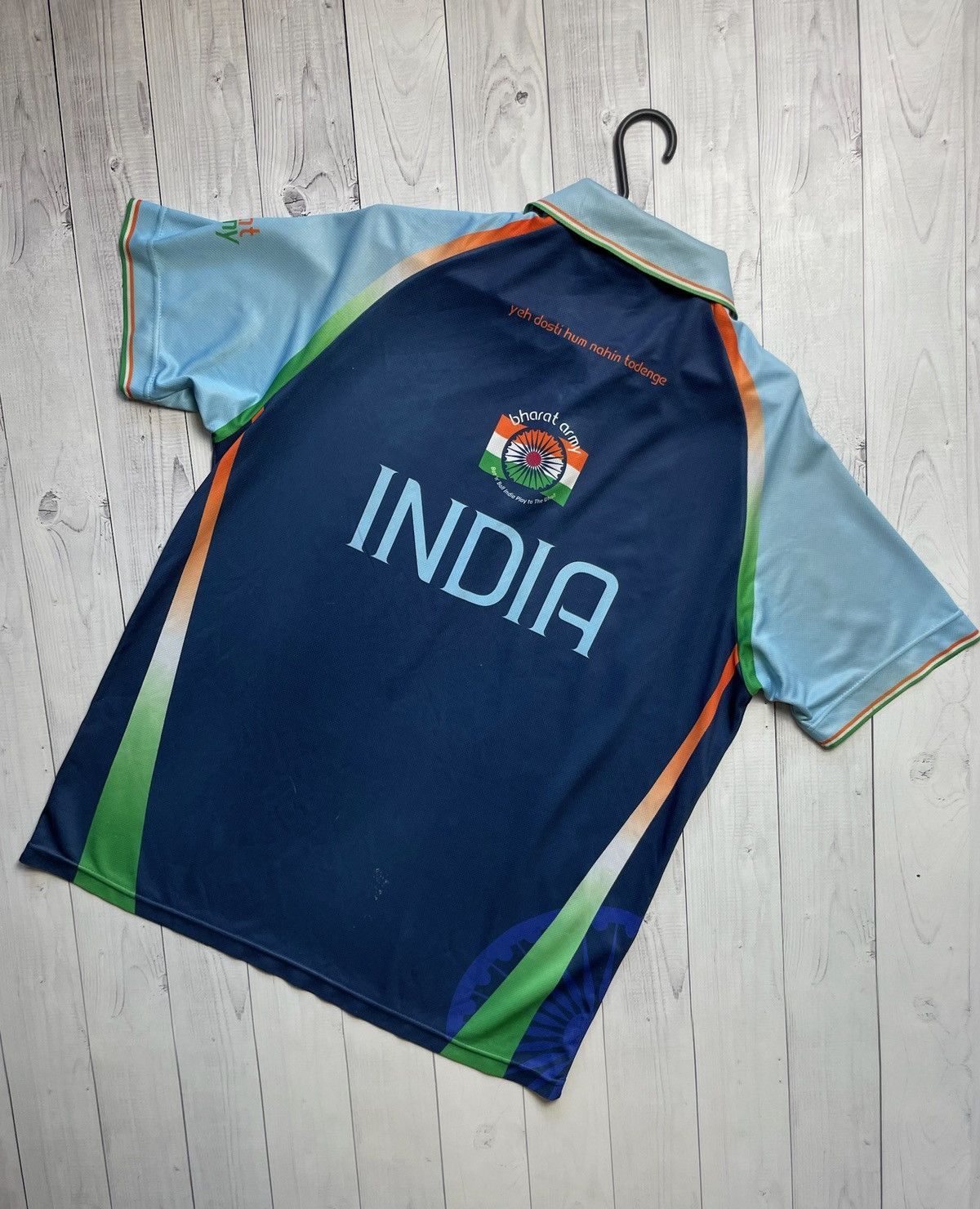 Vintage Vintage India Cricket polo big logo rare size XL Size US XL / EU 56 / 4 - 2 Thumbnail