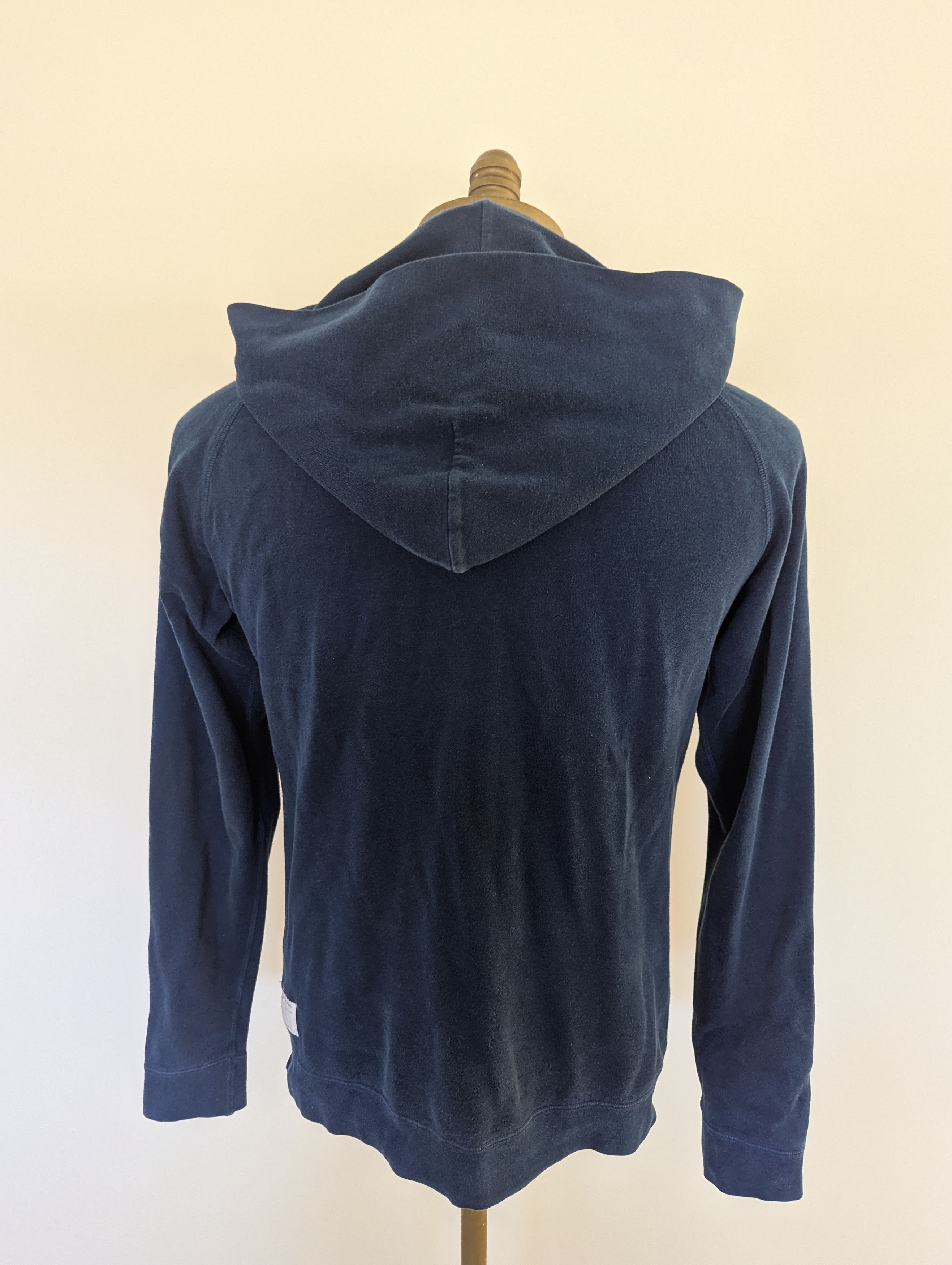 Visvim Visvim SS12 Indigo Hoodie P.O. (Giza) Size US M / EU 48-50 / 2 - 2 Thumbnail