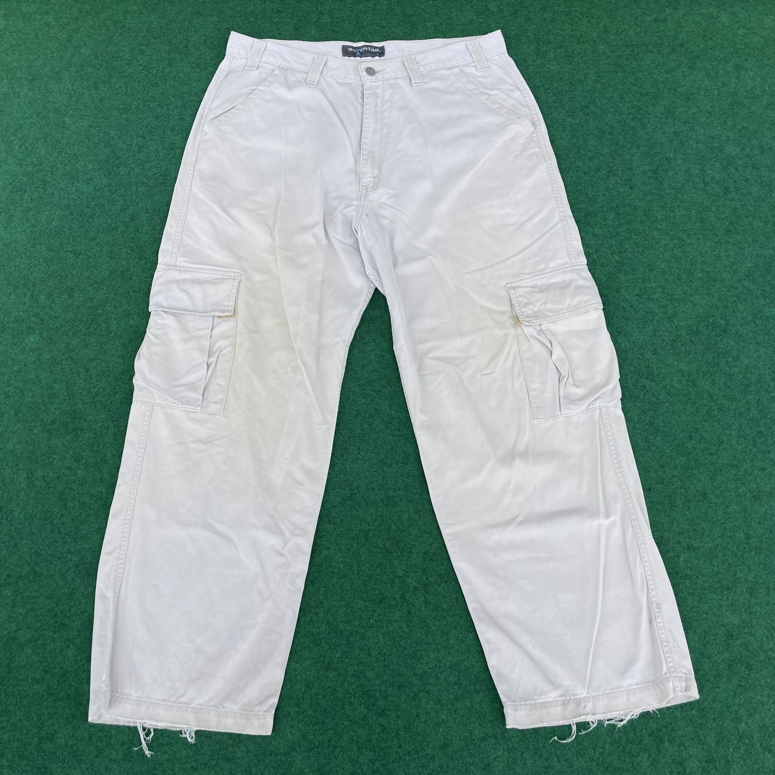 Levi's × Vintage Vtg Levis Silvertab Baggy Cargo Pant 90s Jeans Size US 36 / EU 52 - 1 Thumbnail