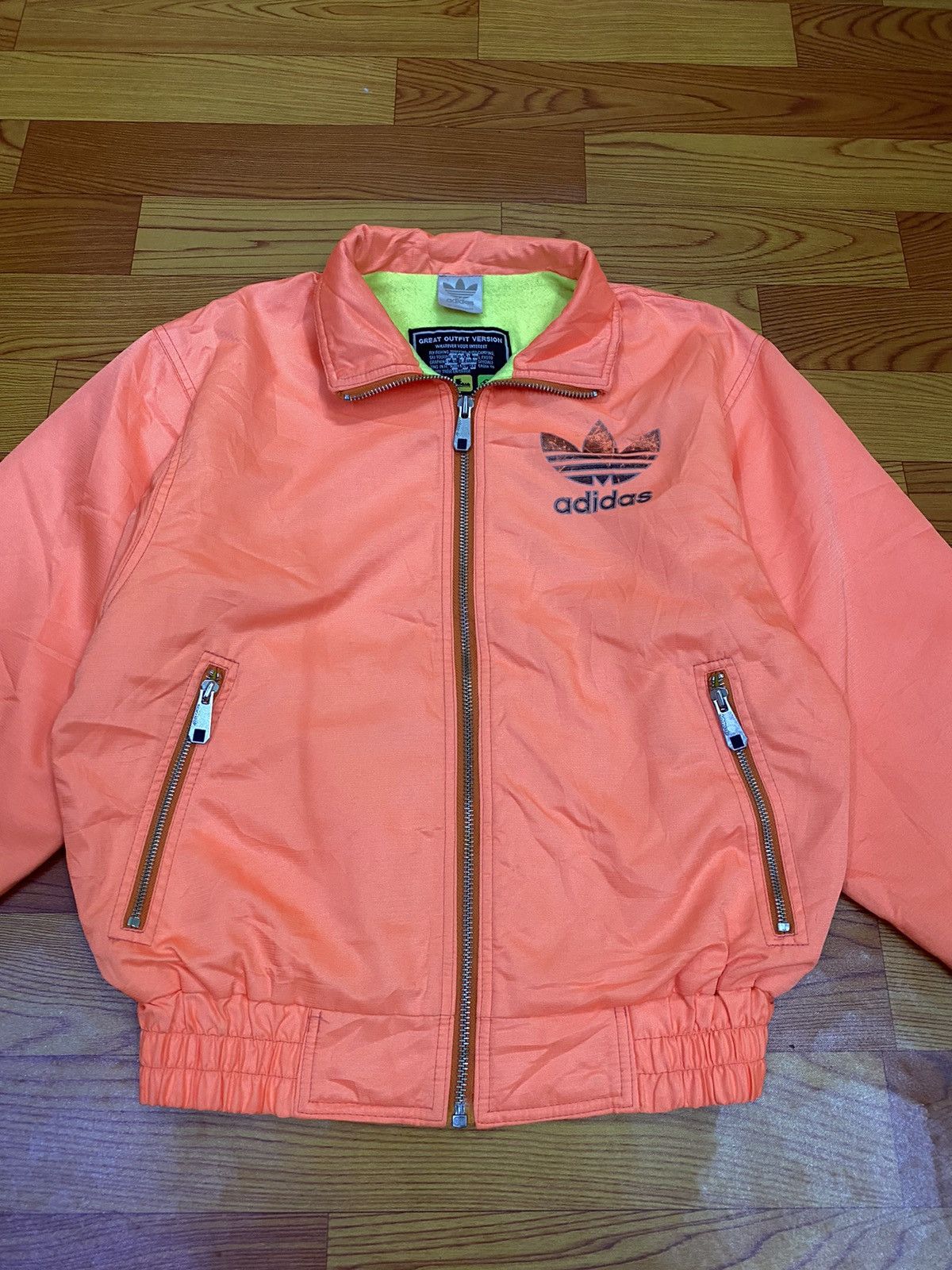 Adidas × Vintage Vintage Adidas Big Logo Jacket Size US S / EU 44-46 / 1 - 3 Thumbnail