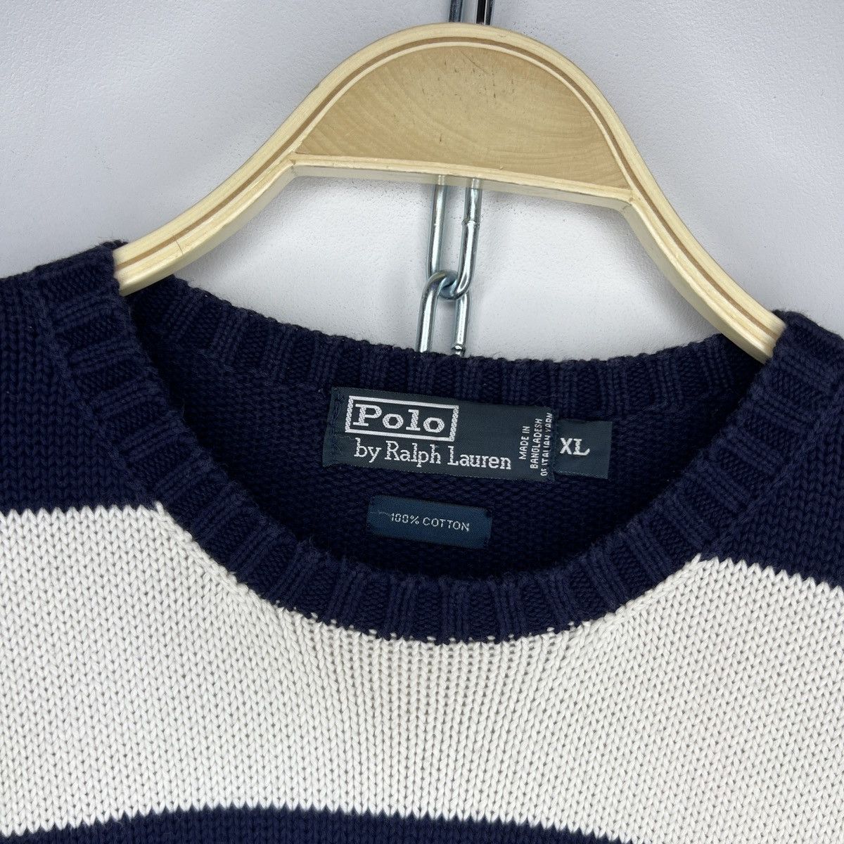 Polo Ralph Lauren × RRL Ralph Lauren × Vintage Vintage 90’s Polo by Ralph Lauren Knitted Sweater Size US XL / EU 56 / 4 - 5 Thumbnail