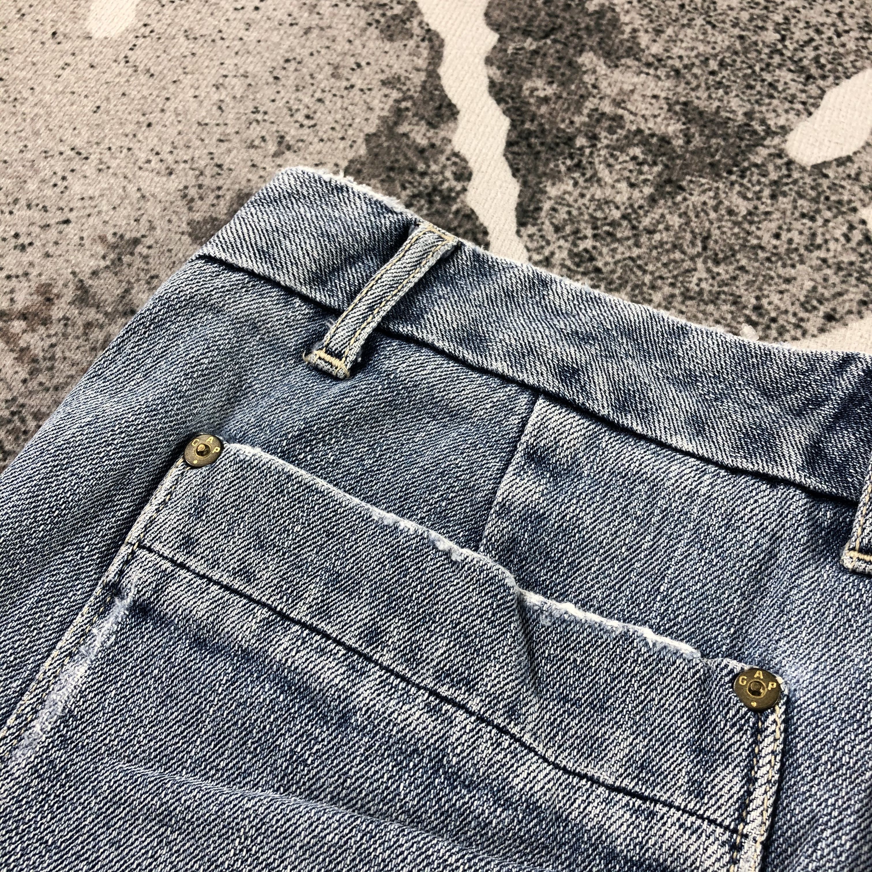Gap GAP Bush Pants Medium Wash Flare Denim KJ1321 Size US 30 / EU 46 - 7 Thumbnail