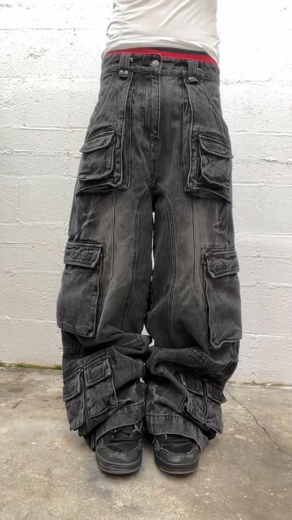 Omnee World Denim Cargo Pants