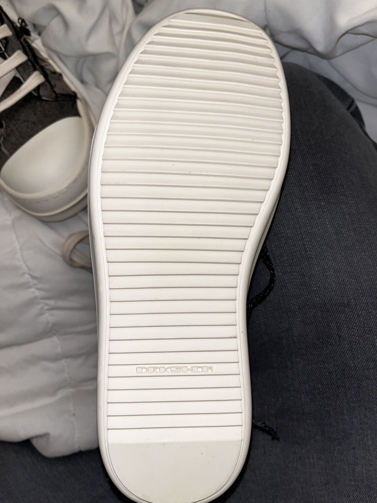 Rick Owens Drkshdw Rick Owen’s DRKSHDW Slashed Denim Size US 7 / IT 37 - 10 Thumbnail