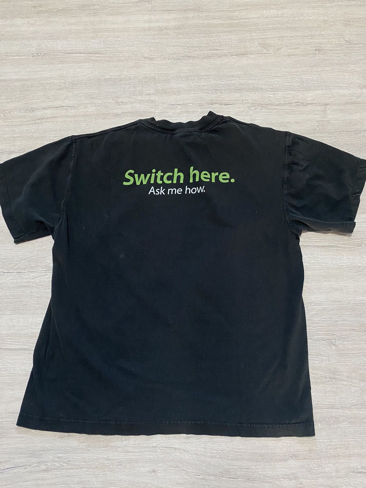 Apple × Vintage Vintage Apple t-shirt central logo Switch Here ask me Size US L / EU 52-54 / 3 - 4 Thumbnail