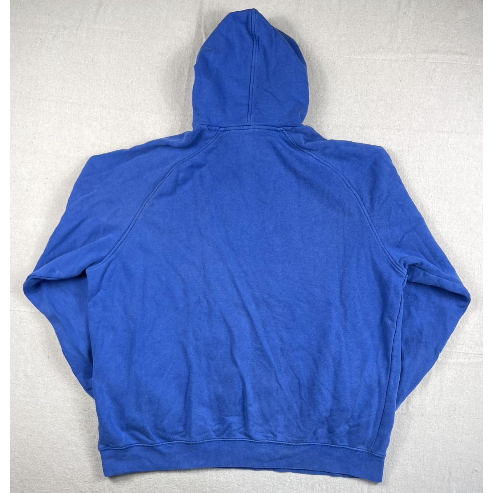 Nike VINTAGE Nike Hoodie XL Blue Pullover Swoosh Long Sleeve Mens Size US XL / EU 56 / 4 - 2 Thumbnail