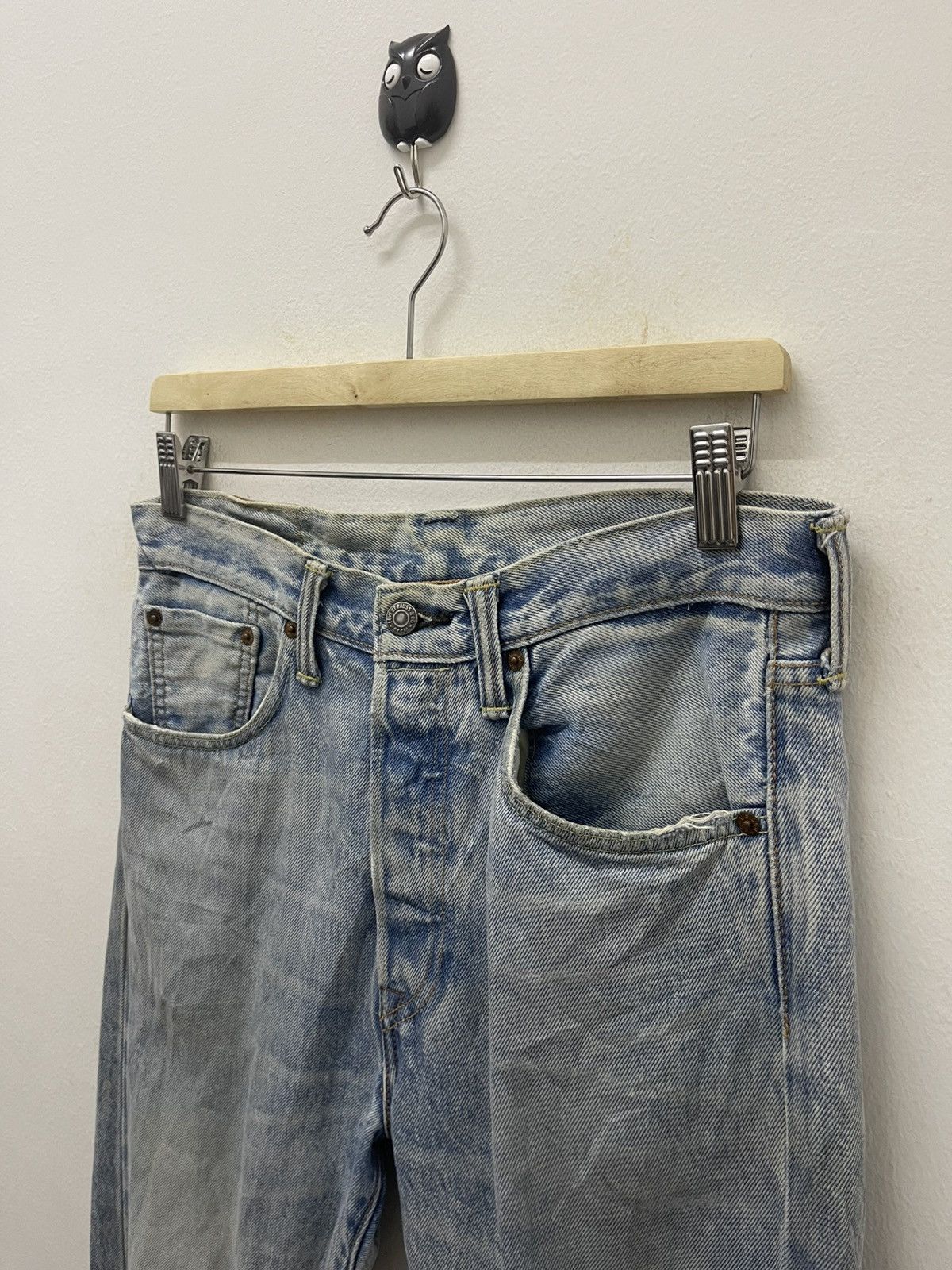Levi's Vintage Clothing Rare LEVIS 501 Made in Mexico Distressed Grunge Style Size US 29 - 6 Thumbnail