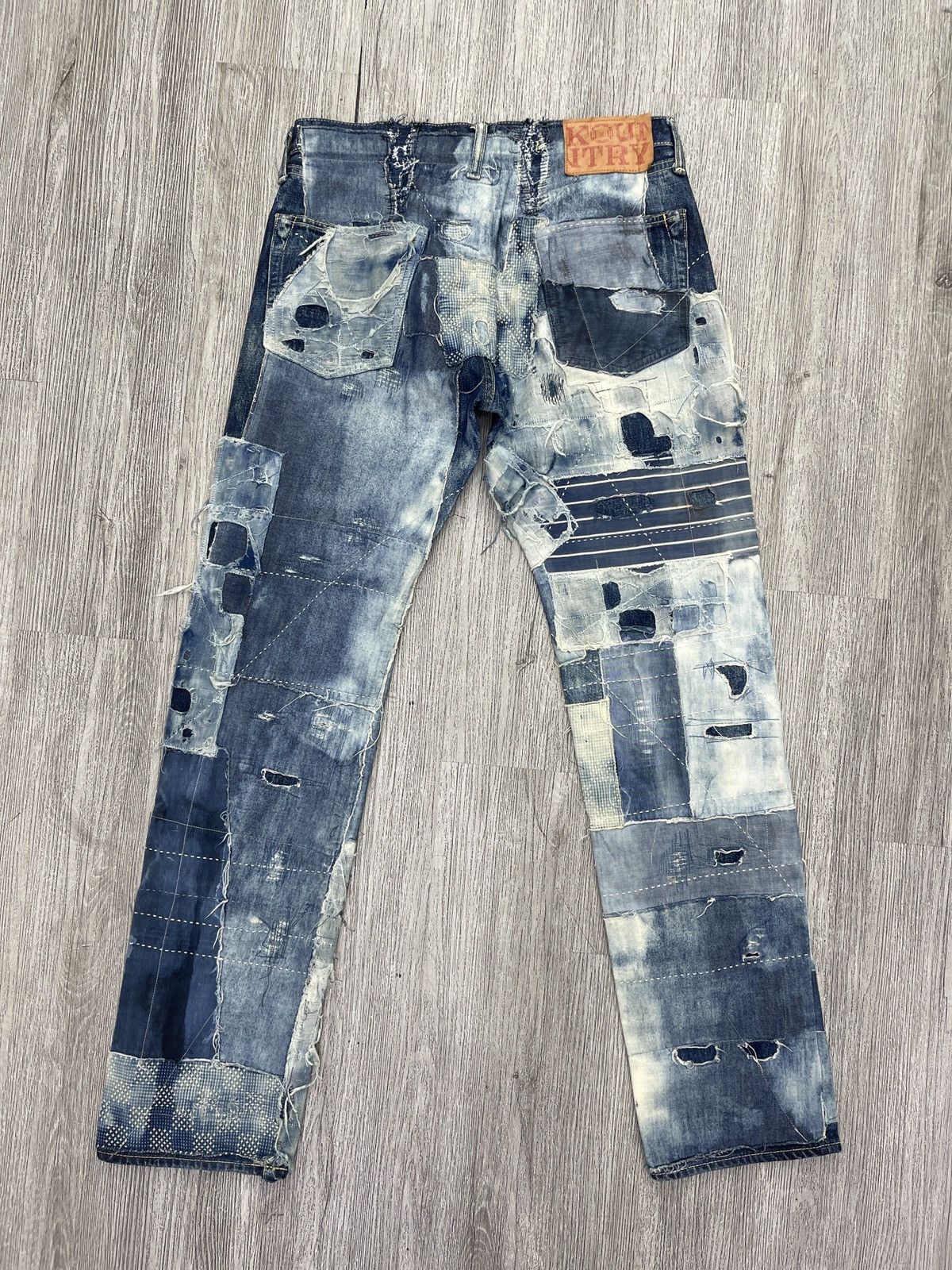 Kapital Kapital jeans all over patches full denim Size US 32 / EU 48 - 2 Thumbnail