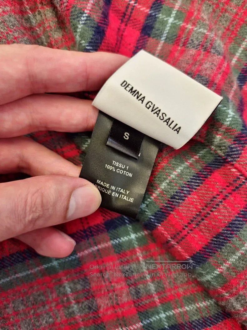 Vetements Vetements Short sleeve plaid shirt Size US S / EU 44-46 / 1 - 3 Thumbnail
