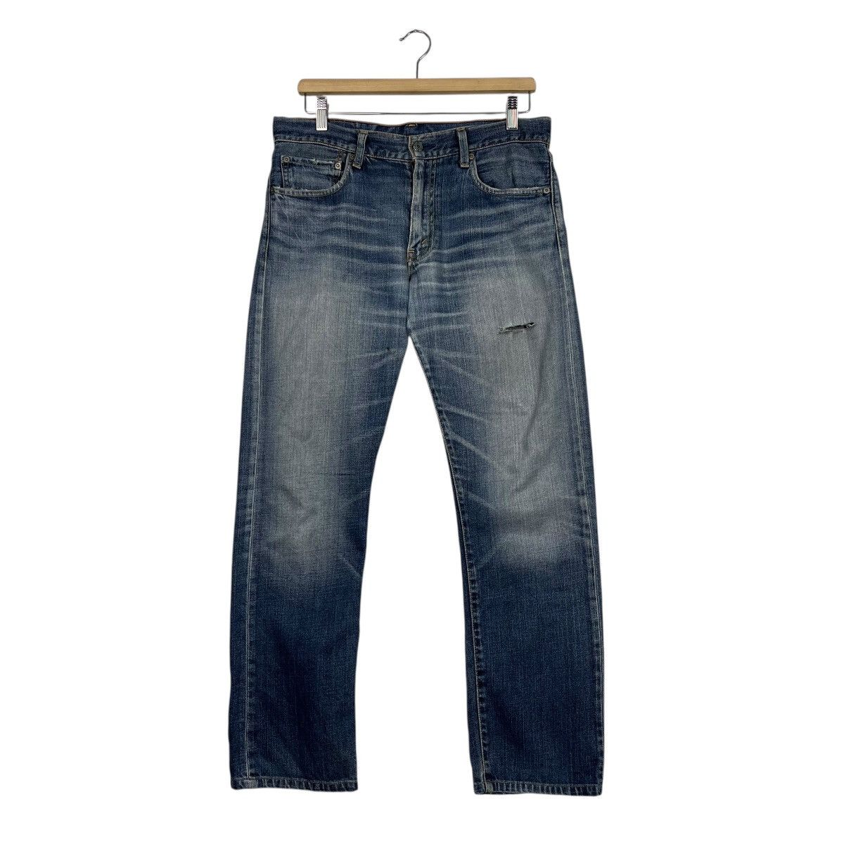 Levi's Vintage Y2k Levis Distressed Denim Jeans Size US 32 / EU 48 - 1 Thumbnail
