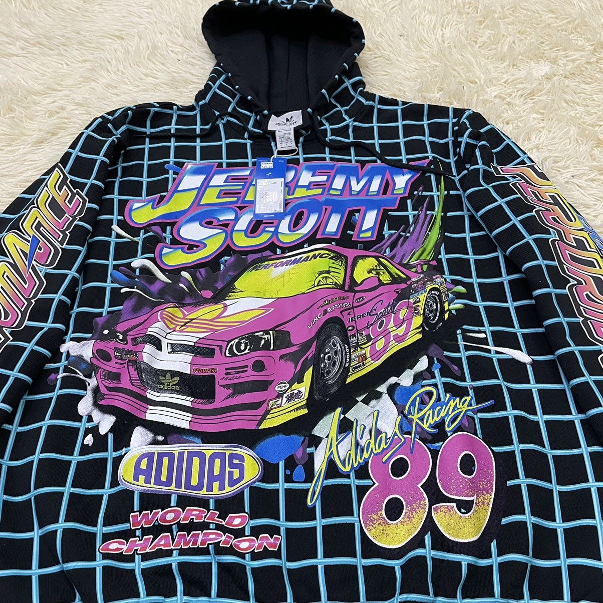 Adidas Adidas x Jeremy Scott JS Rally Hoody Size US L / EU 52-54 / 3 - 10 Thumbnail