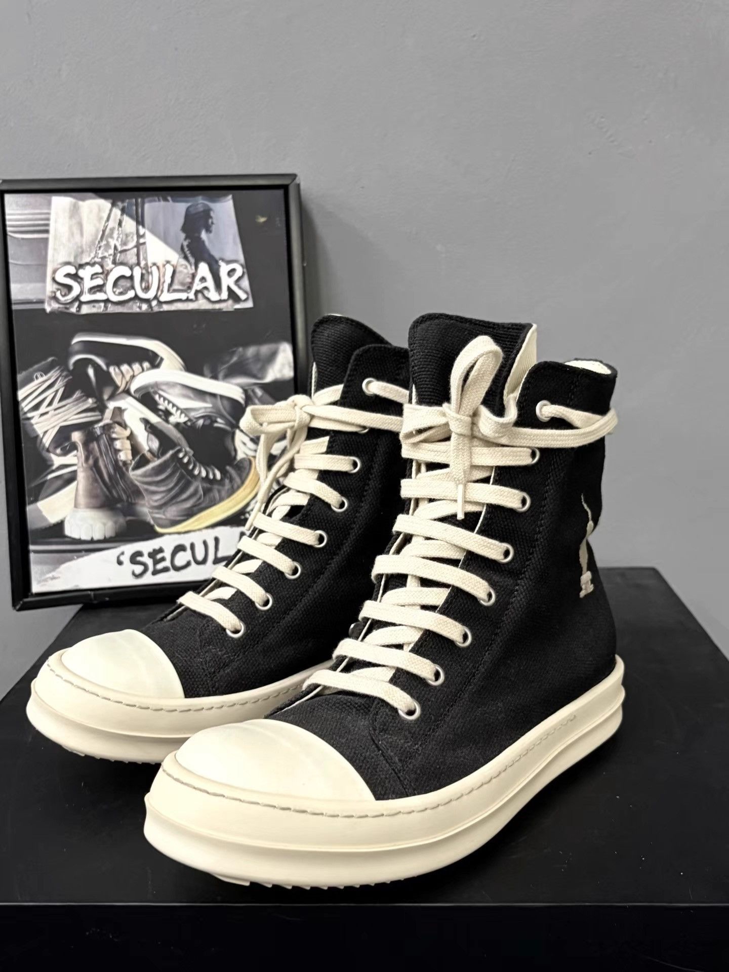 Rick Owens Rick Owens Drkshdw Jumbo Sneakers K34 Size US 7 / IT 37 - 1 Thumbnail