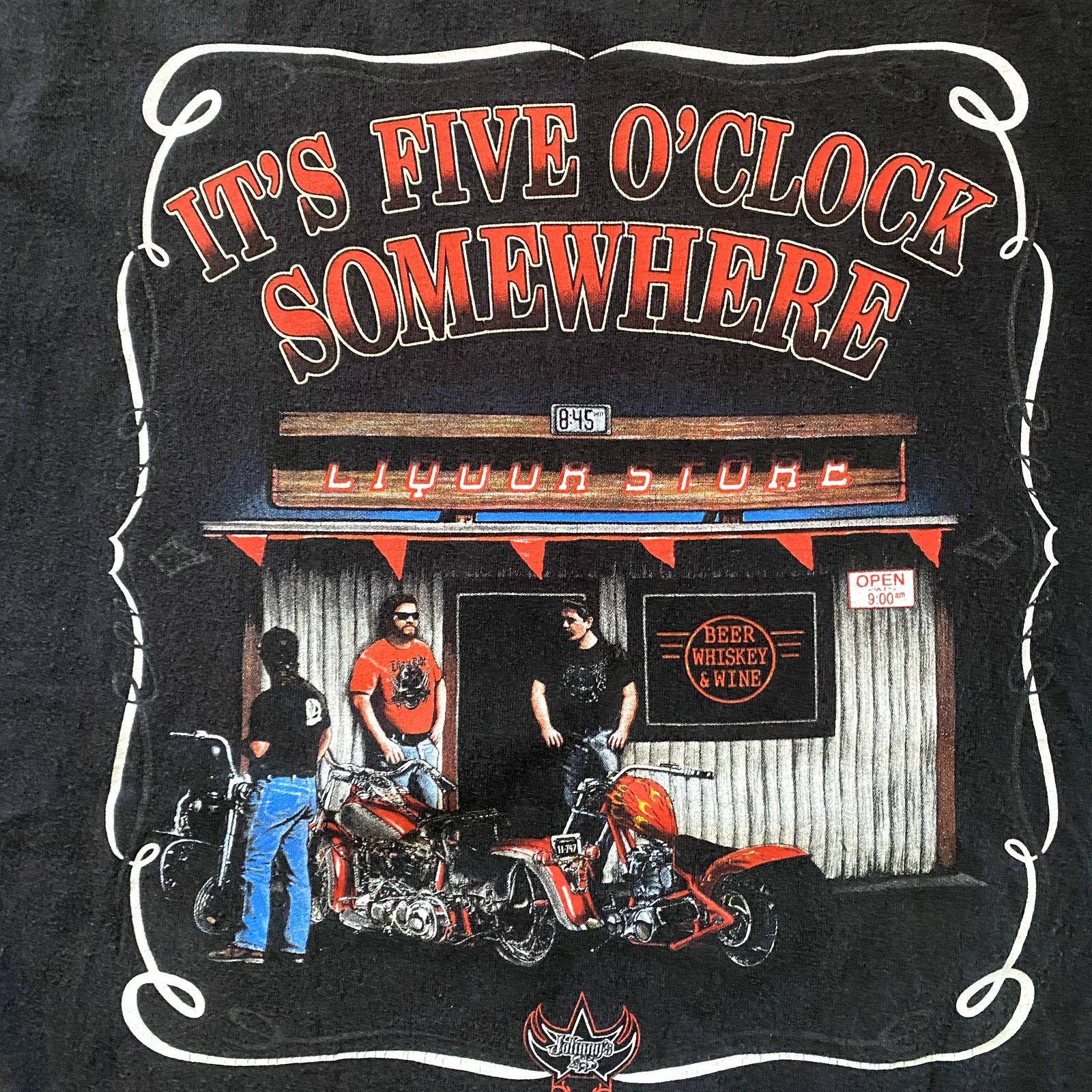 Other Y2K 5 O'clock Somewhere, Hell Yeah BikerTee Size US XL / EU 56 / 4 - 2 Thumbnail