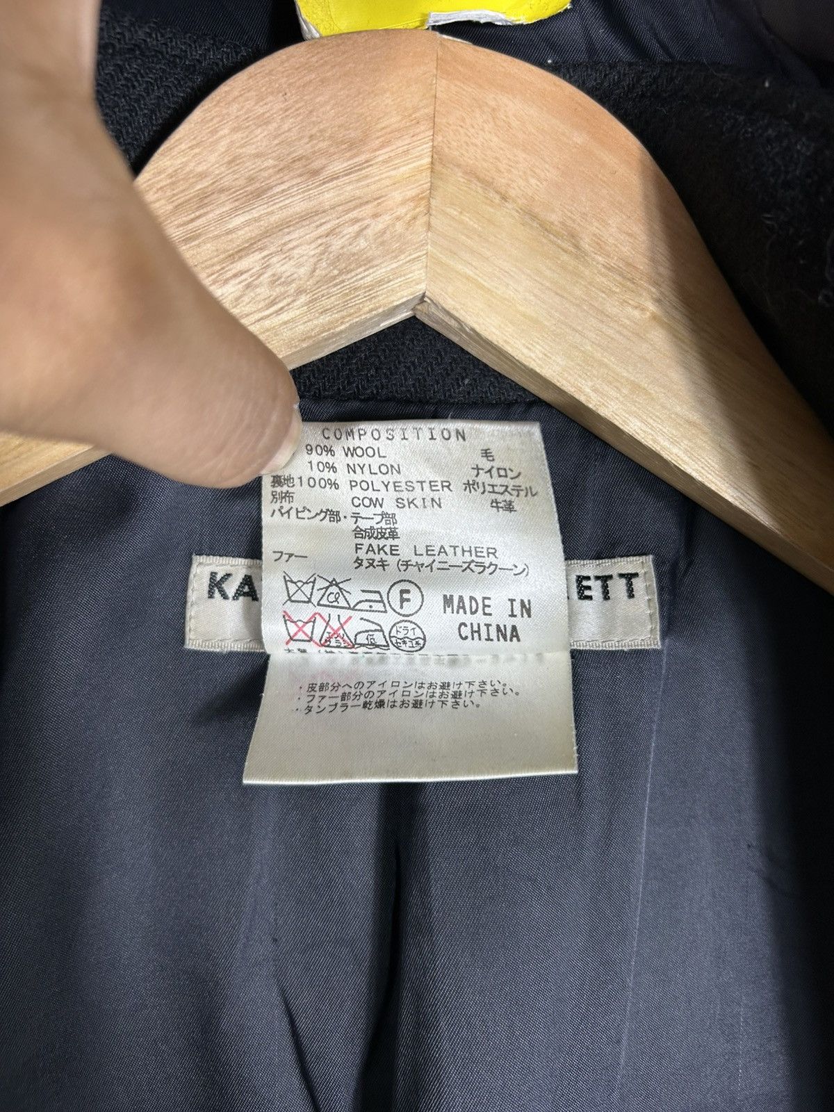 Katharine Hamnett London ⚡️Vintage Katherine Hamnett London Wool Hooded Jacket Size US M / EU 48-50 / 2 - 10 Thumbnail