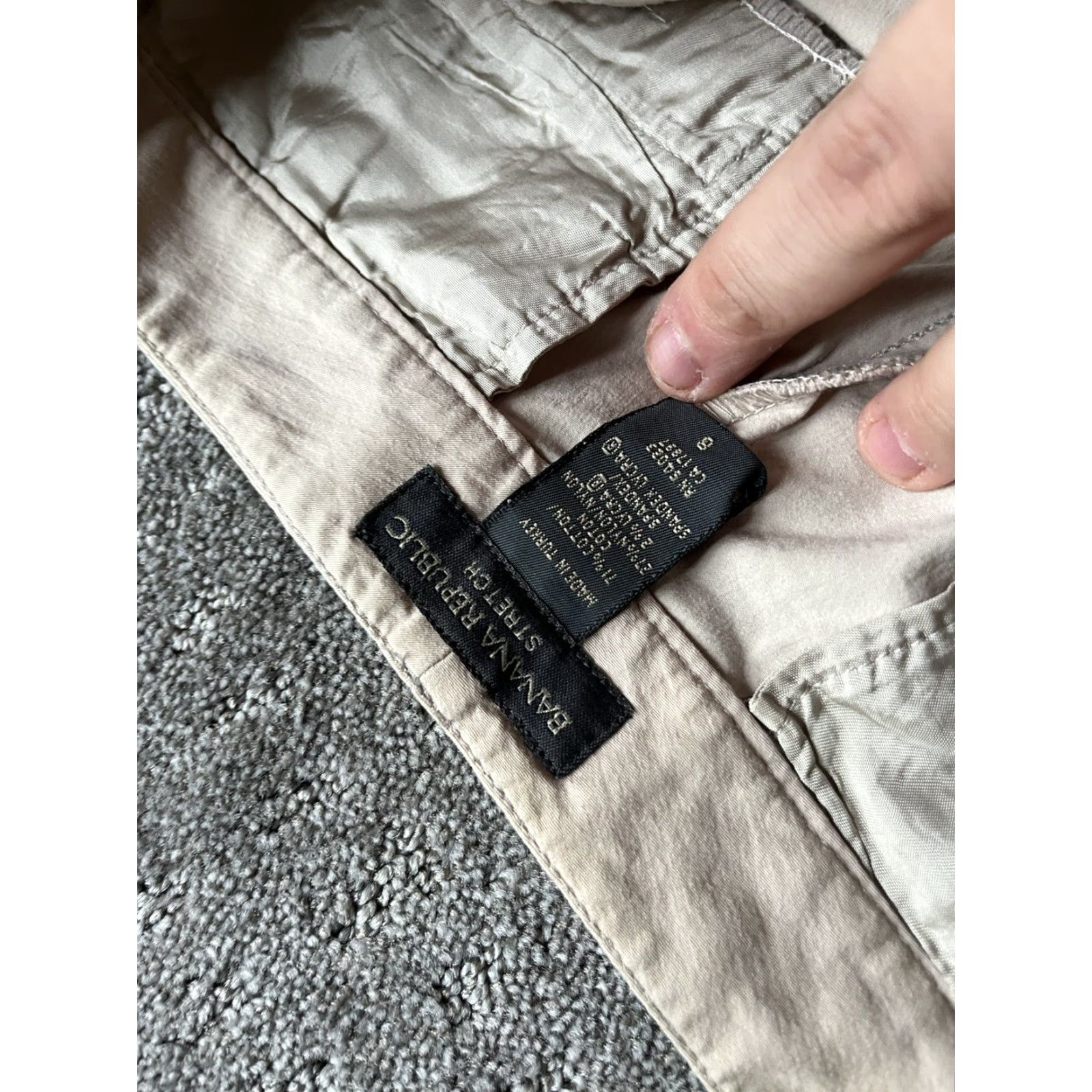 Banana Republic Banana Republic Factory Store Dress Pants Women Beige Khaki 8 Stretch Cropped 26in Inseam Size 30" / US 8 / IT 44 - 5 Thumbnail