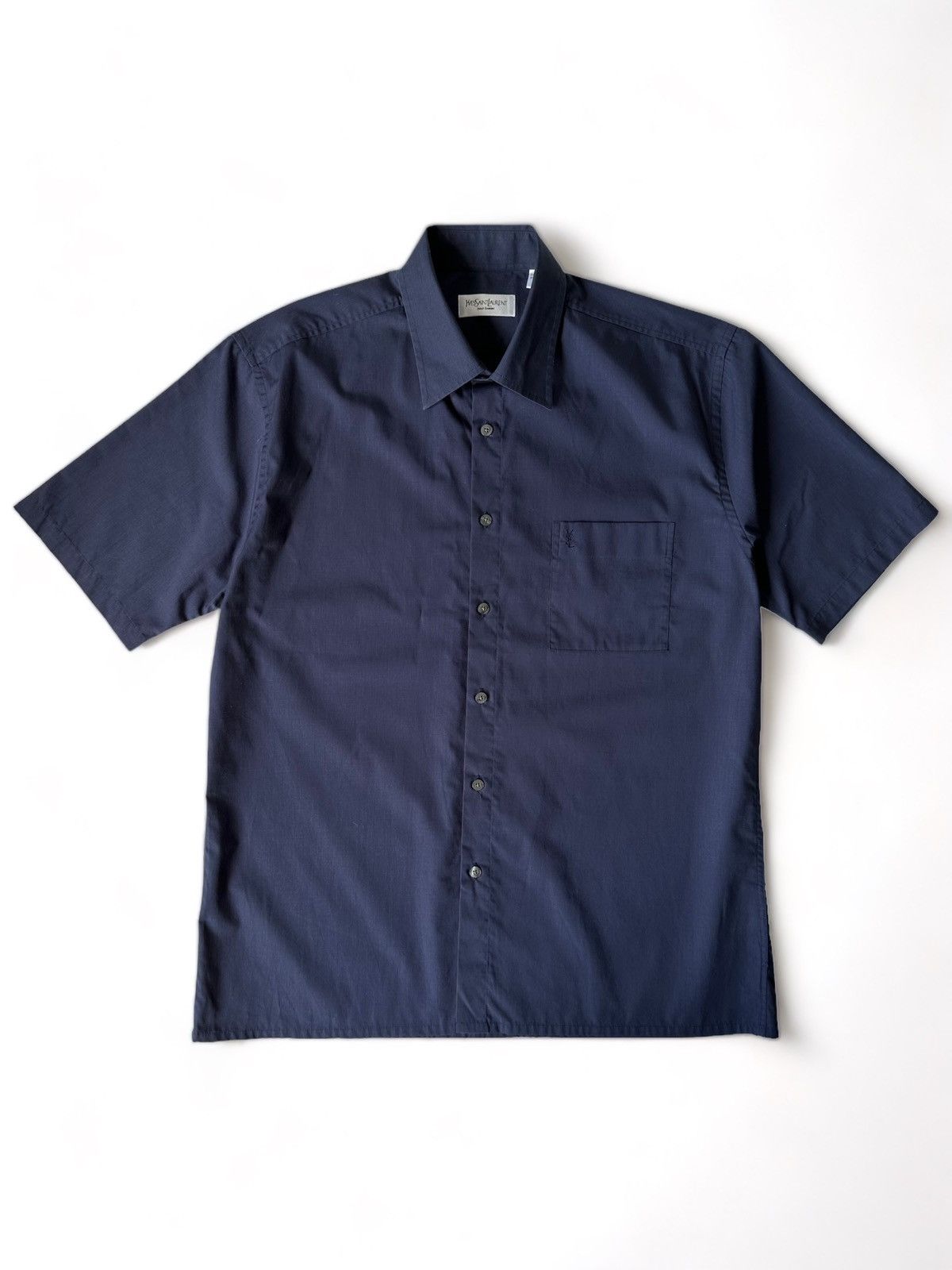 Vintage YSL Chest Pocket Small Logo Shirt (L)