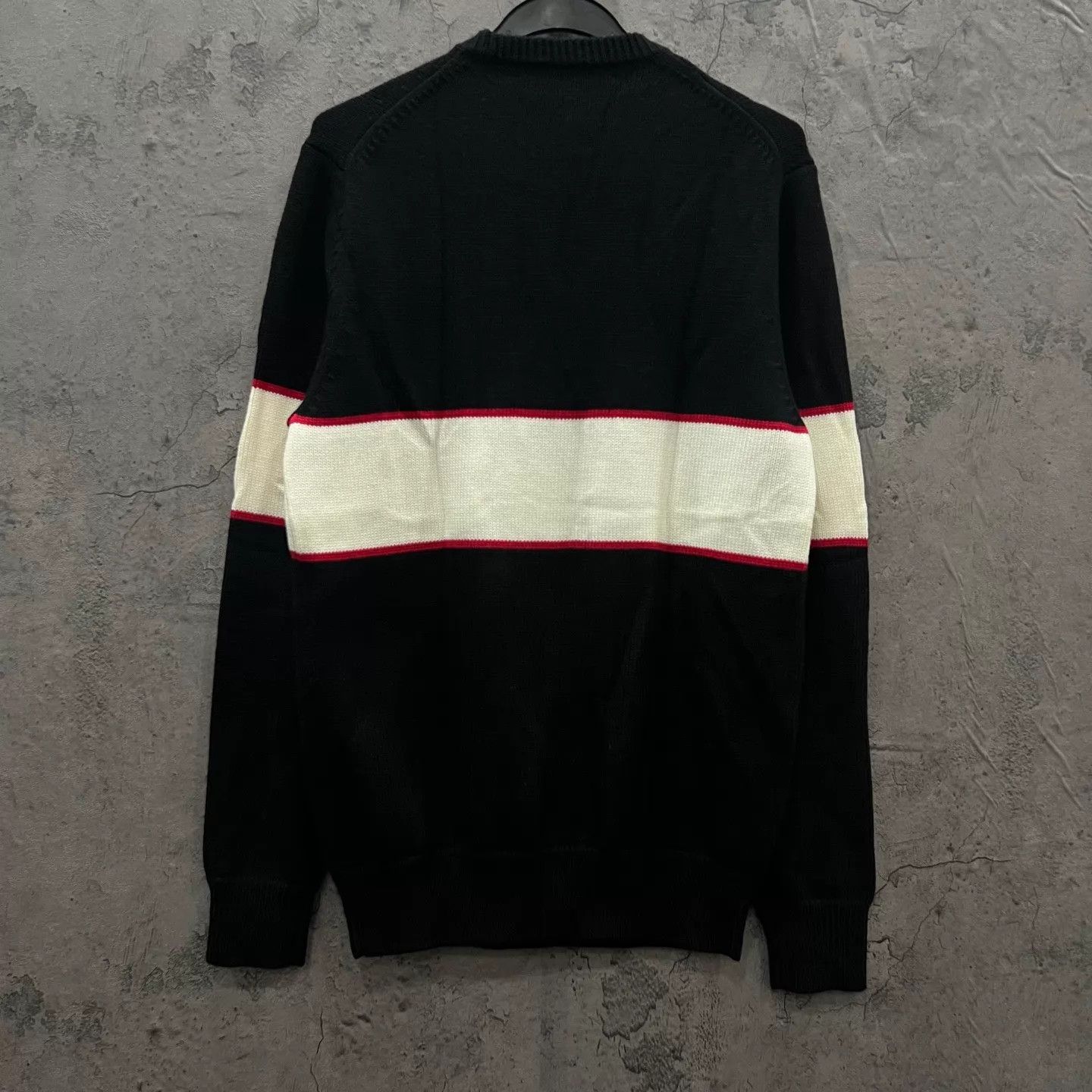 Givenchy Givenchy Logo B&W Colorblock Knit Sweater S Size US S / EU 44-46 / 1 - 5 Thumbnail