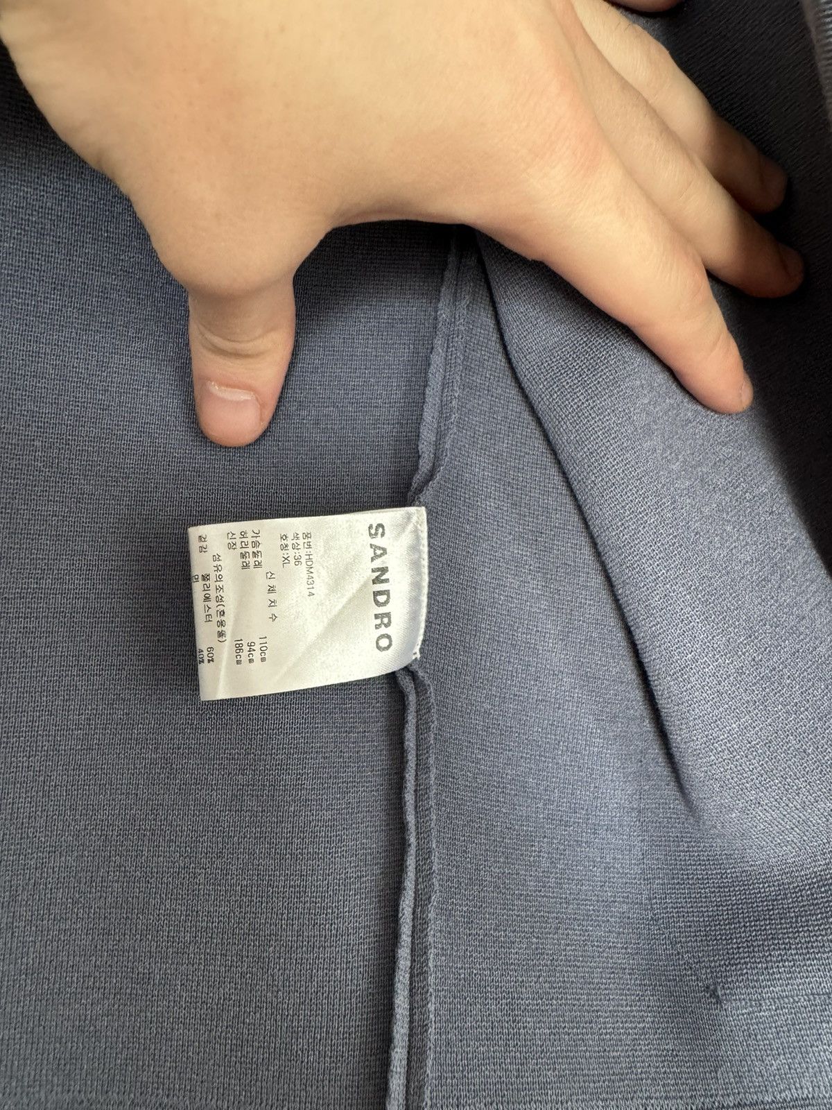 Sandro Sandro Overshirt Jacket Size US L / EU 52-54 / 3 - 5 Thumbnail