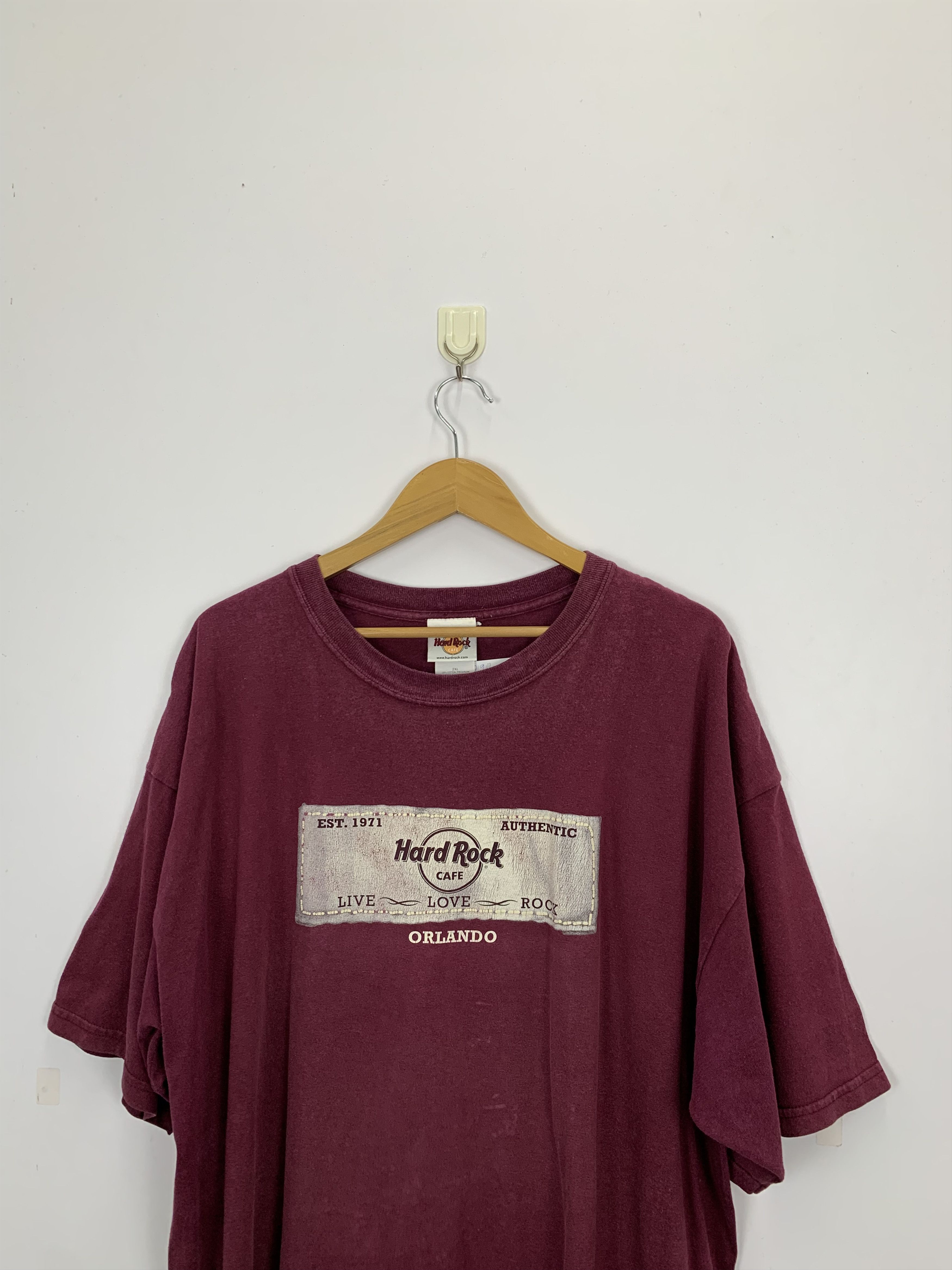 Hard Rock Cafe Vintage 90s Hard Rock Cafe T Shirt TA0190 Size US XXL / EU 58 / 5 - 2 Thumbnail