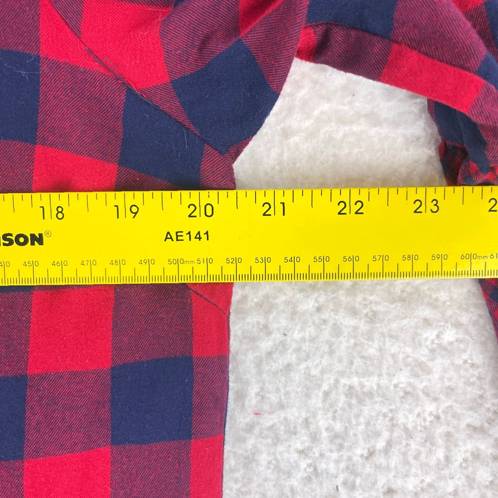 J.Crew J. Crew Mercantile Shirt Womens Size 10 Red Blue Check Bell Sleeve Shirt Size L / US 10 / IT 46 - 7 Thumbnail