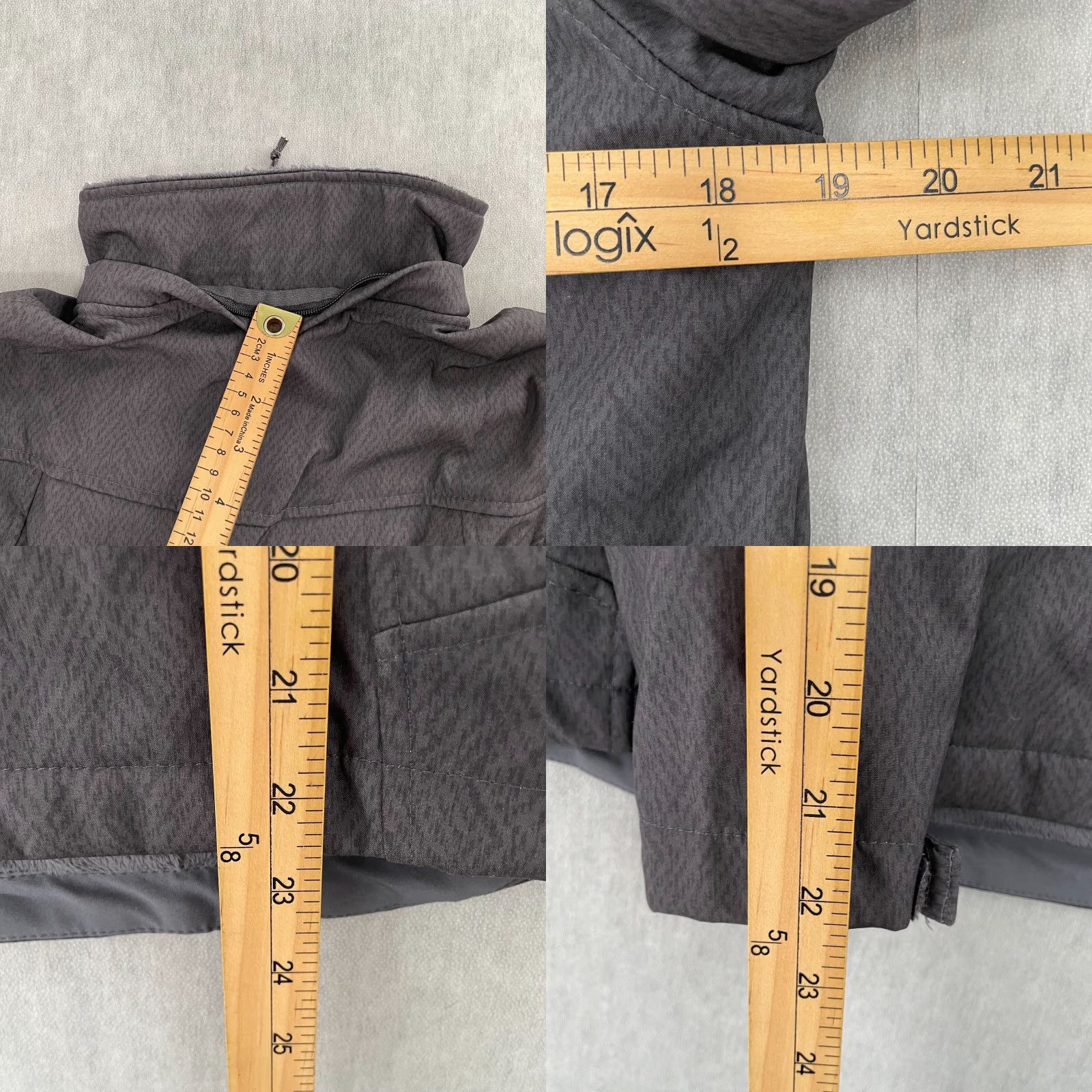 Free Country Free Country Jacket Women’s Medium Gray Full Zip Faux Fur Lined Pockets Ladies M Size M / US 6-8 / IT 42-44 - 8 Thumbnail