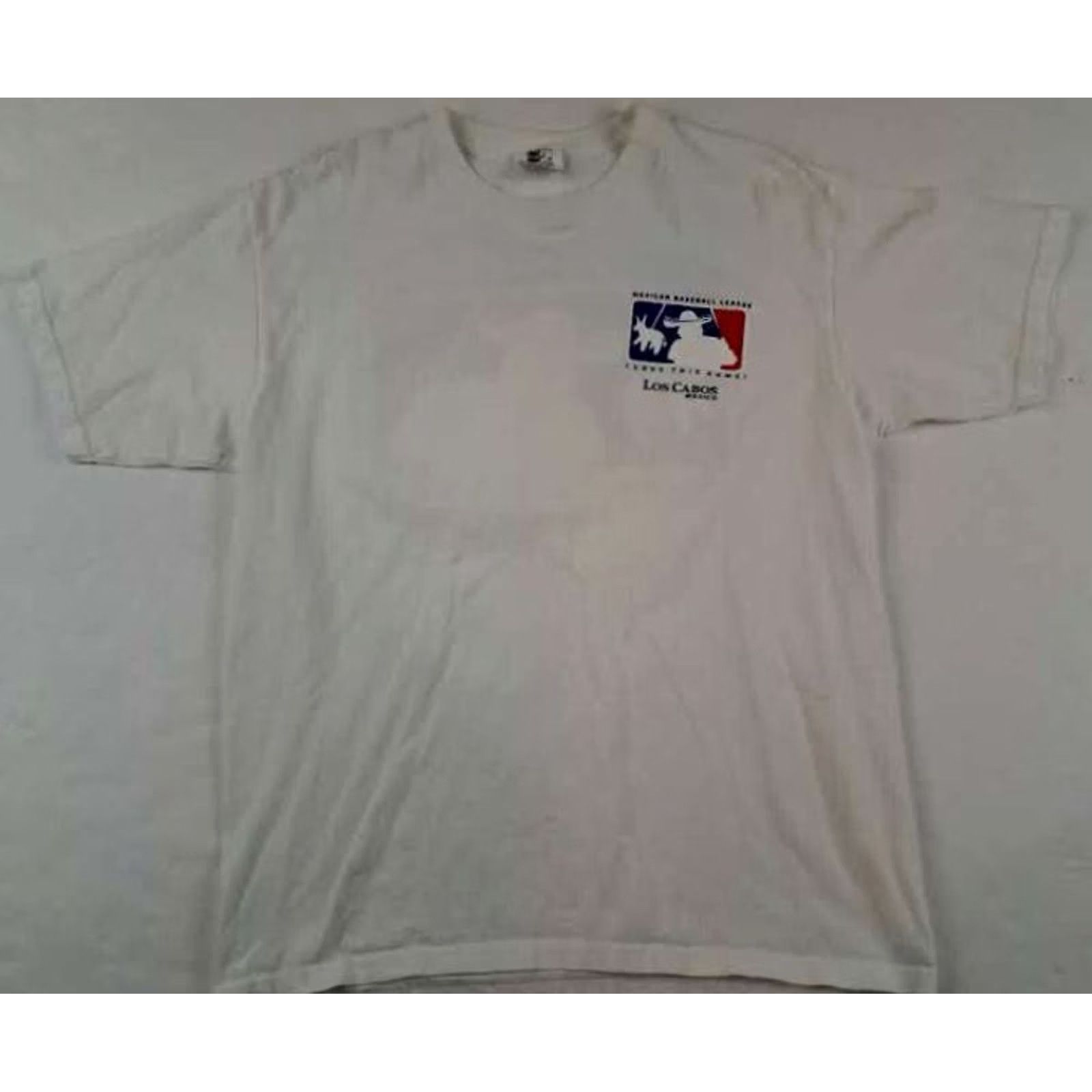 Vintage VINTAGE Buho T-Shirt Los Cabos Mexico Baseball League I Love Baseball White L Mens Large Size US L / EU 52-54 / 3 - 2 Thumbnail