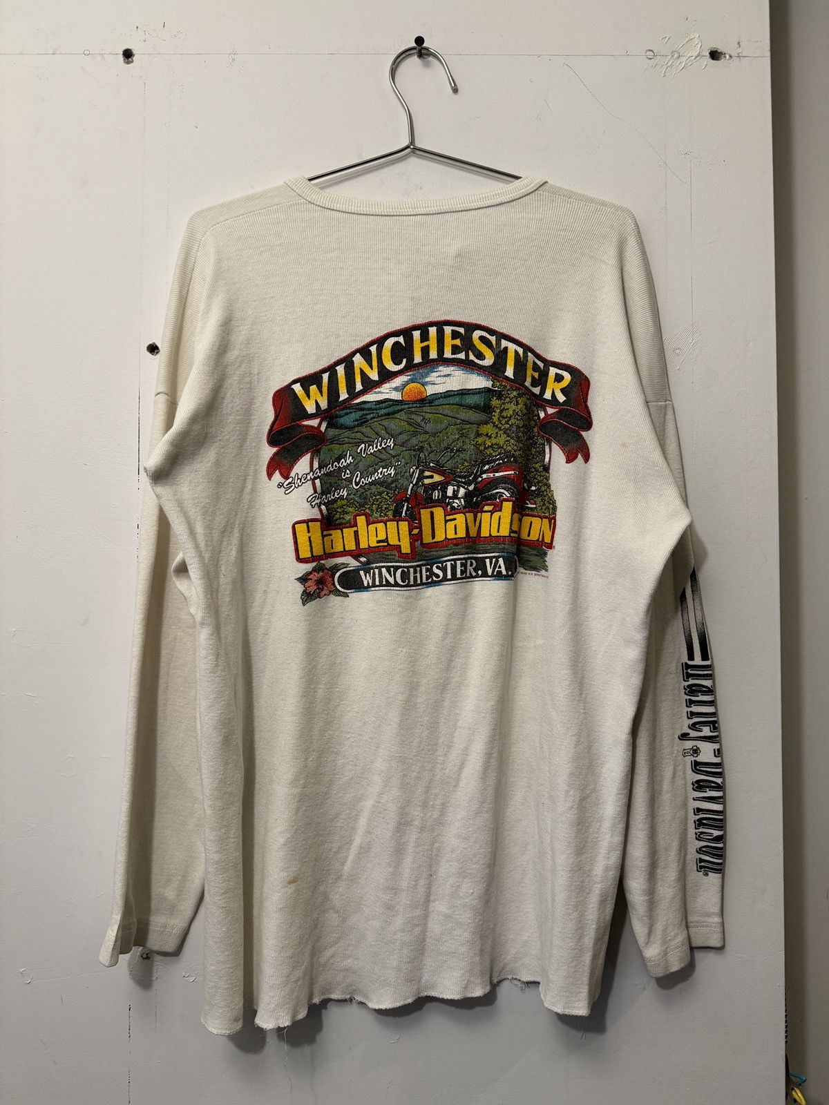 Harley Davidson Thrashed Faded Distressed Harley Shirt ERD Grunge WCC Chrome Size US XXL / EU 58 / 5 - 5 Thumbnail