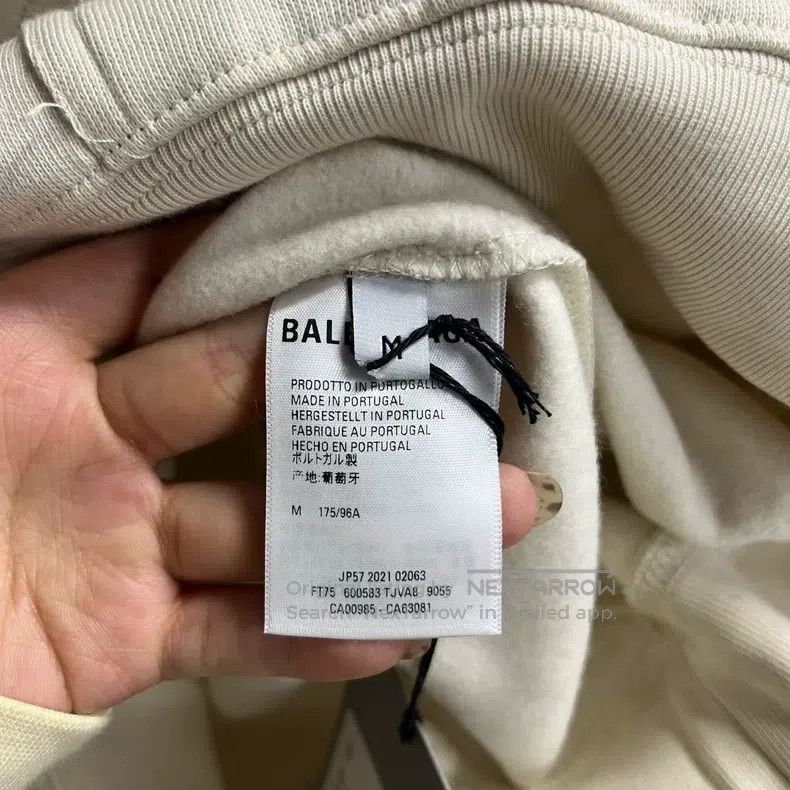 Balenciaga Balenciaga Off-white Solid Fleece Hooded Sweatshirt Size US M / EU 48-50 / 2 - 3 Thumbnail