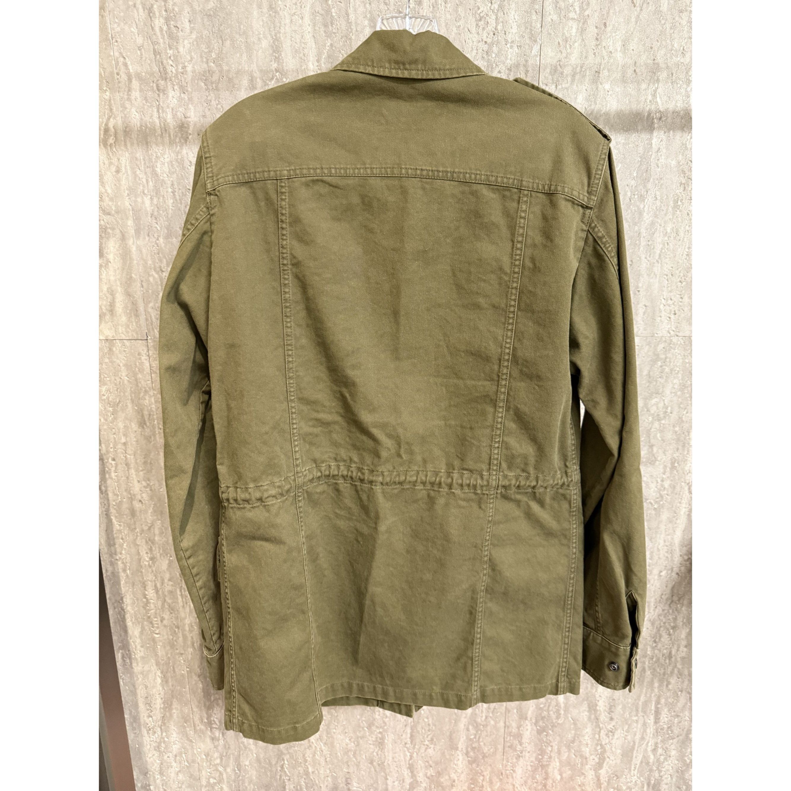 Saint Laurent Paris Saint Laurent Olive Green Military Jacket Size 44 Made In It Size M / US 6-8 / IT 42-44 - 2 Thumbnail
