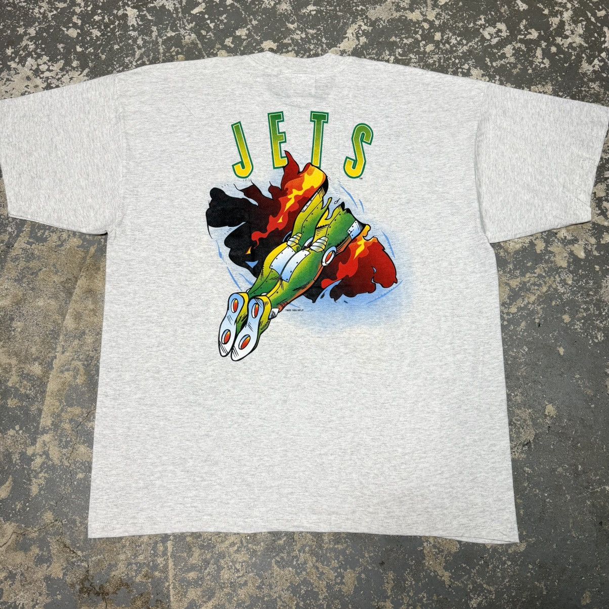 Other Vintage New York Jets Robot SuperHero NFL 1995 Tshirt Size US XL / EU 56 / 4 - 2 Thumbnail