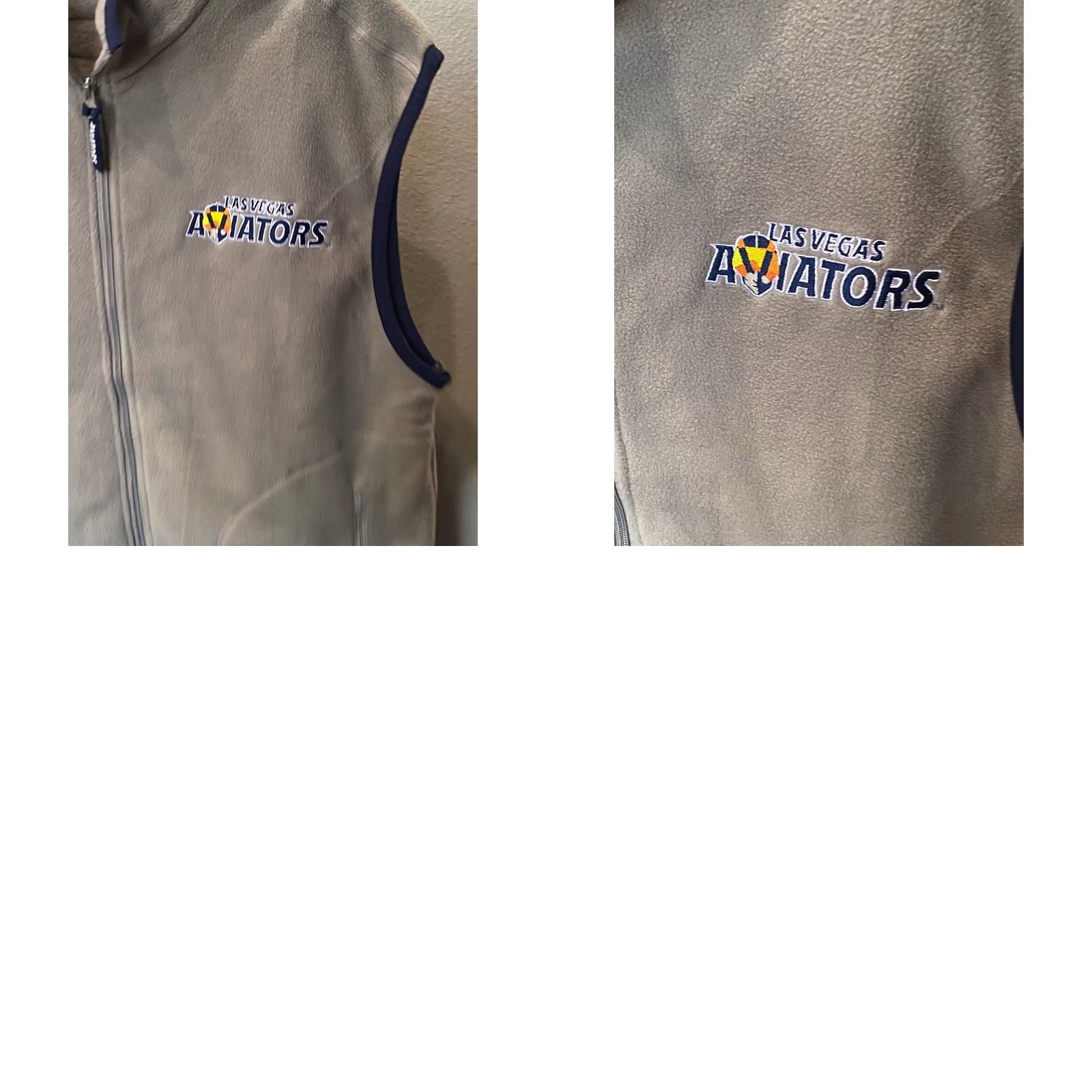 Vintage VINTAGE Las Vegas Aviators Vest XL Extra Large Zippered Fleece Men Size US XL / EU 56 / 4 - 8 Thumbnail