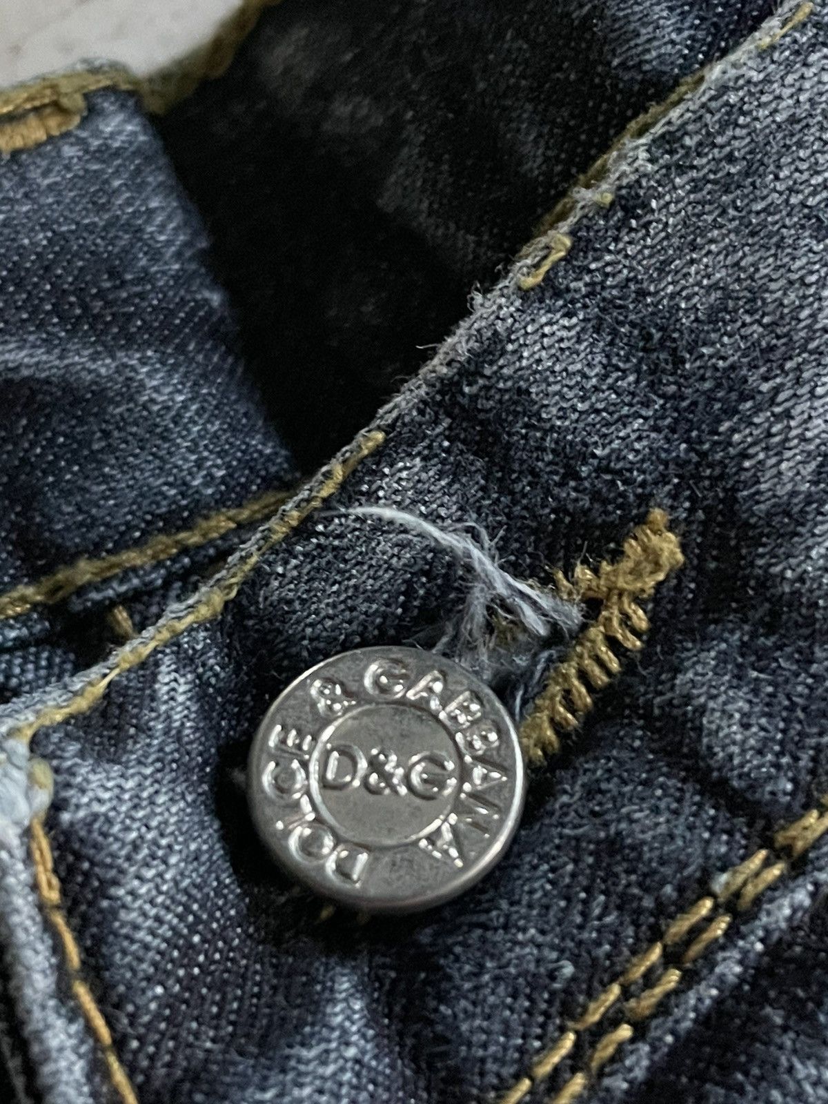 Dolce & Gabbana × Vintage Vintage Dolce Gabbana Style Camo Denim Jeans Y2K Avant Garde Size US 29 - 9 Thumbnail